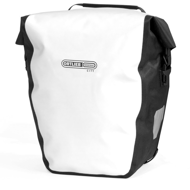 Produktbild von ORTLIEB Back-Roller City - QL1 Fahrradtasche (Paar) - 2x20L - weiß-schwarz