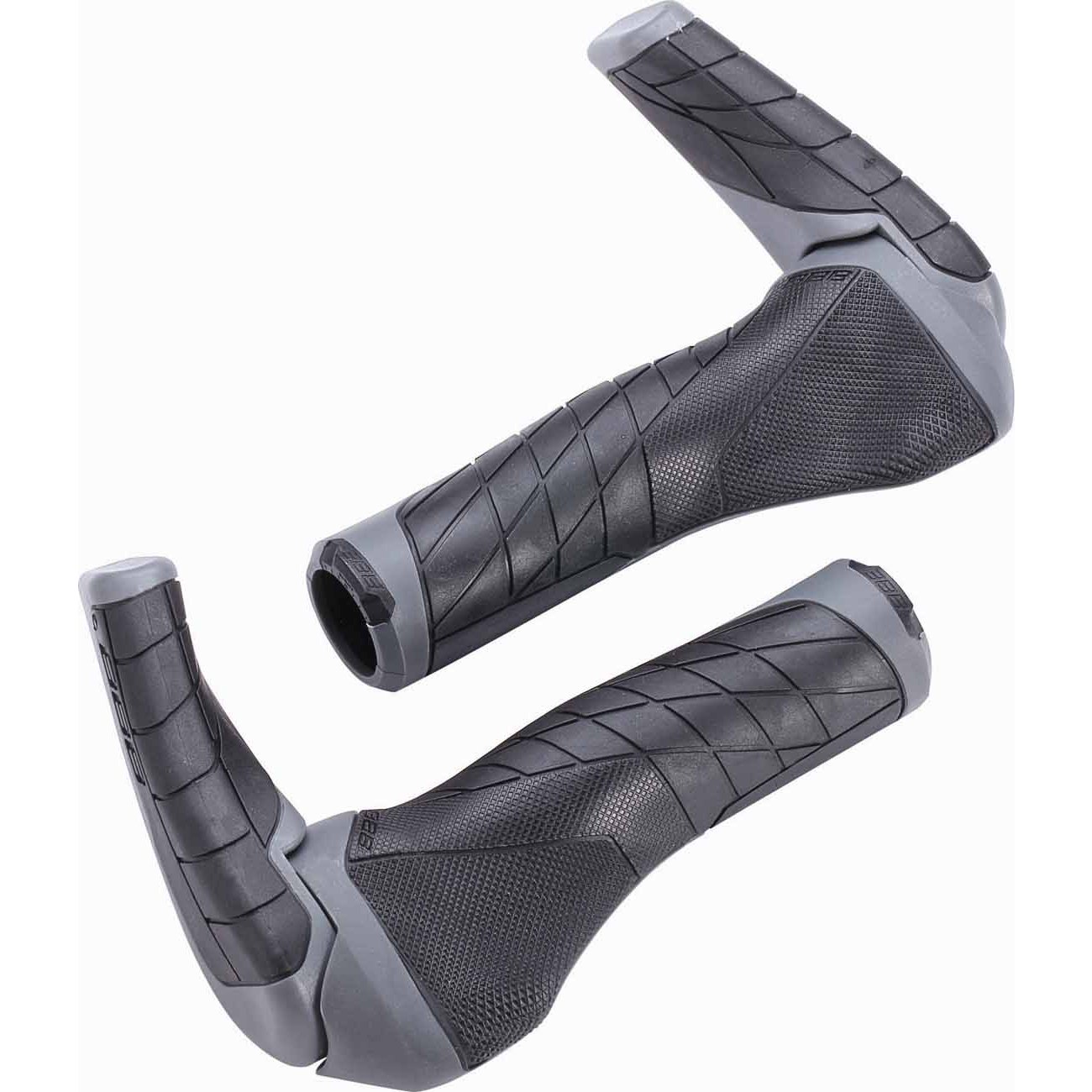 Produktbild von BBB Cycling ErgoTechSet BHG-87 Lenkergriffe - 133 mm - schwarz/grau