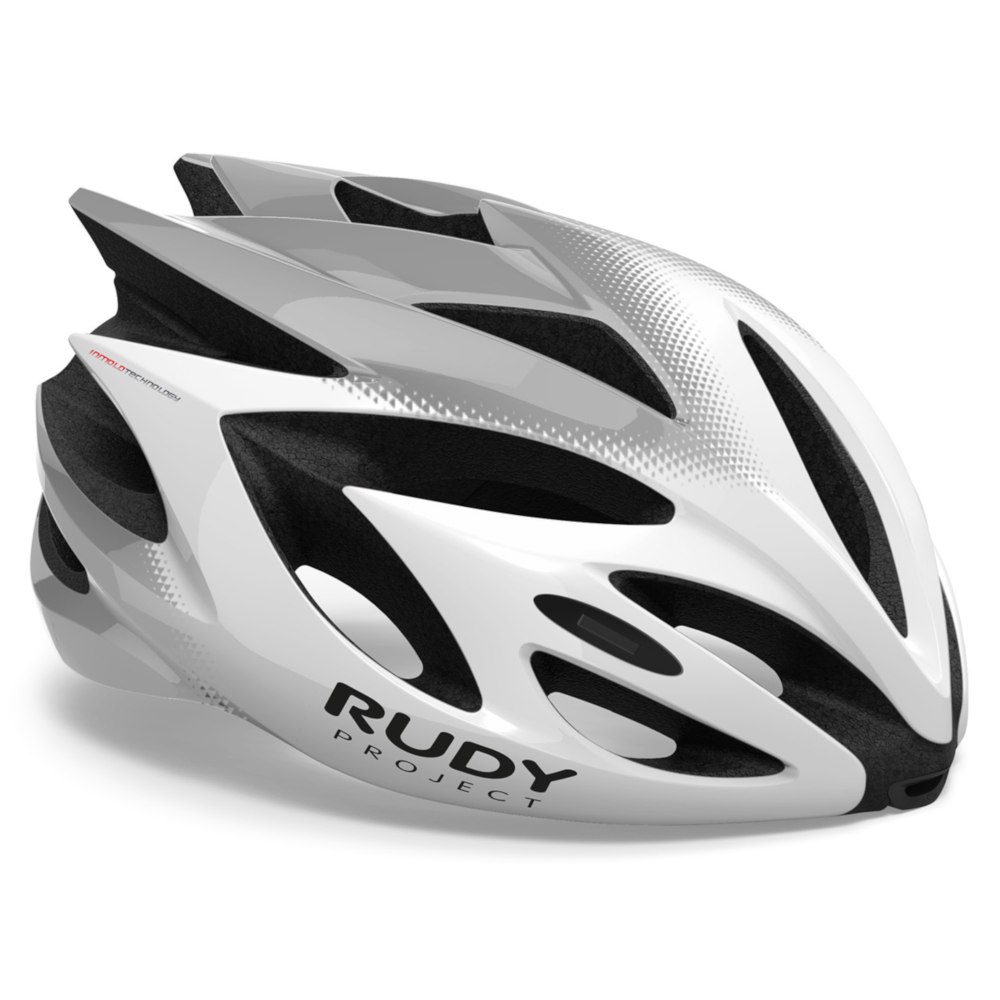 Image of Rudy Project Rush Helmet - White - Silver Shiny