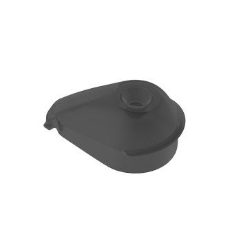 Крышка для бутылки с грязезащитным клапаном Fidlock - прозрачно-черная