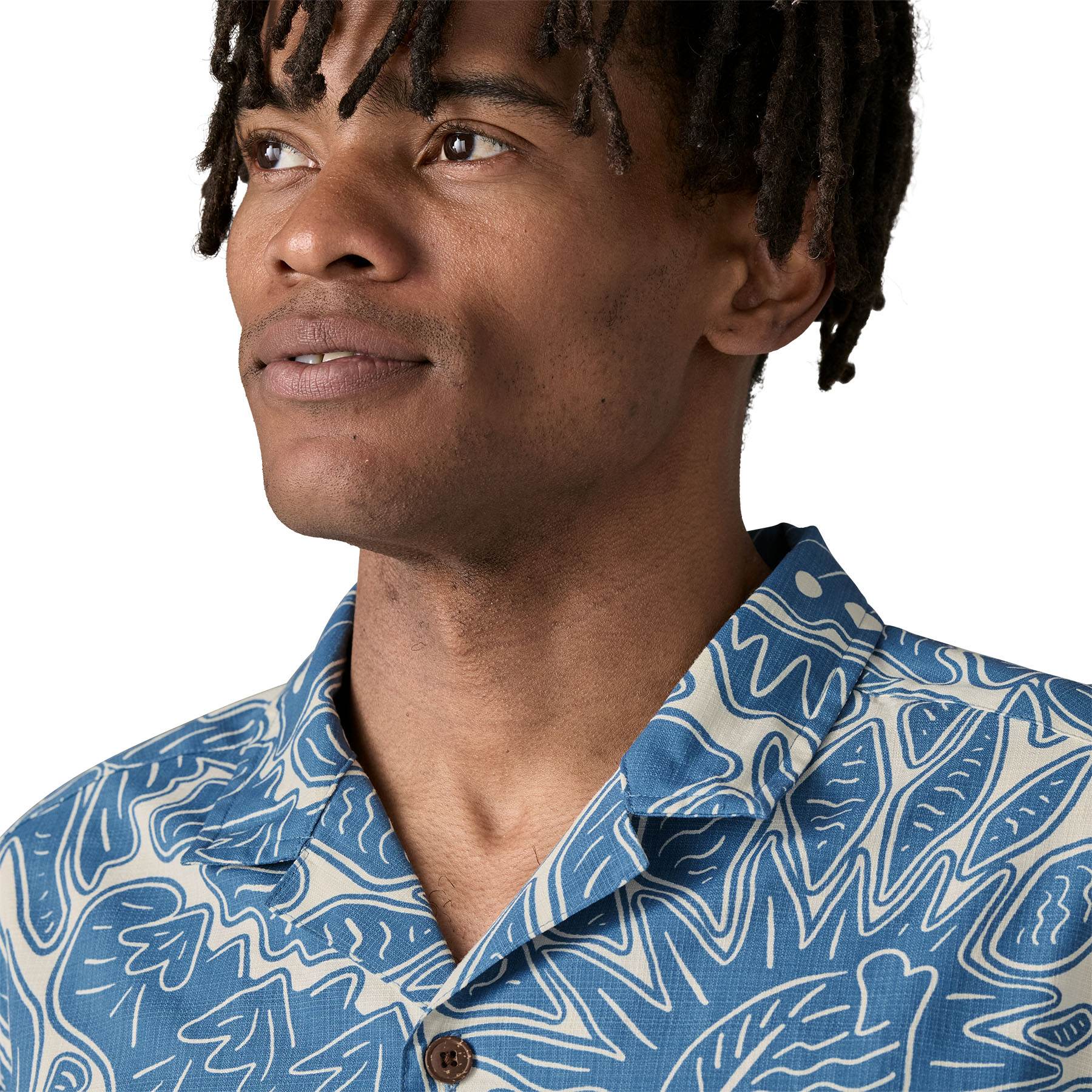 Patagonia Tidal Threads Camp Shirt Men - Bees and Flowers: Still
