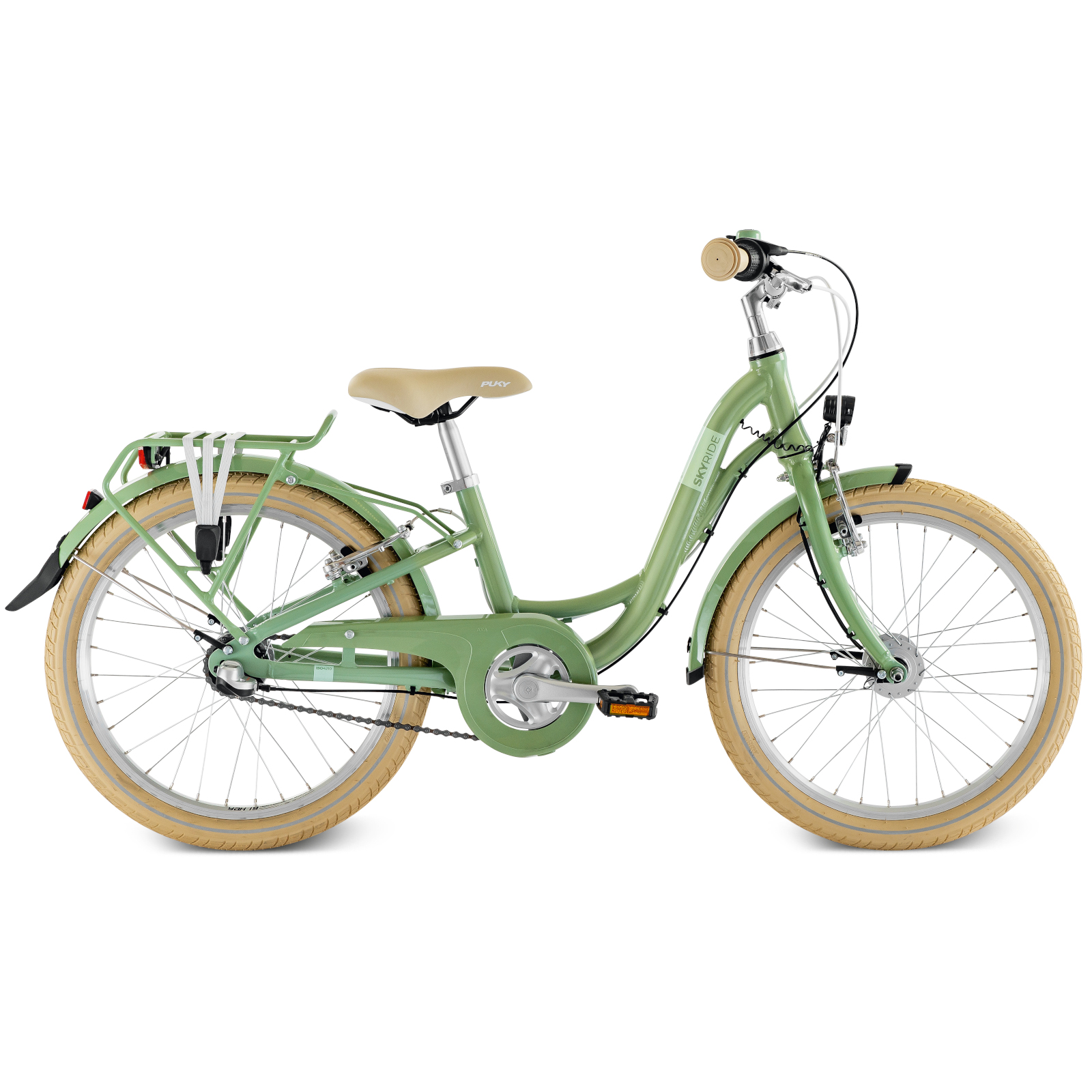 Photo produit de Puky SKYRIDE 20-3 Classic - Vélo Enfant 20&quot; | 3 Vitesses - retro green