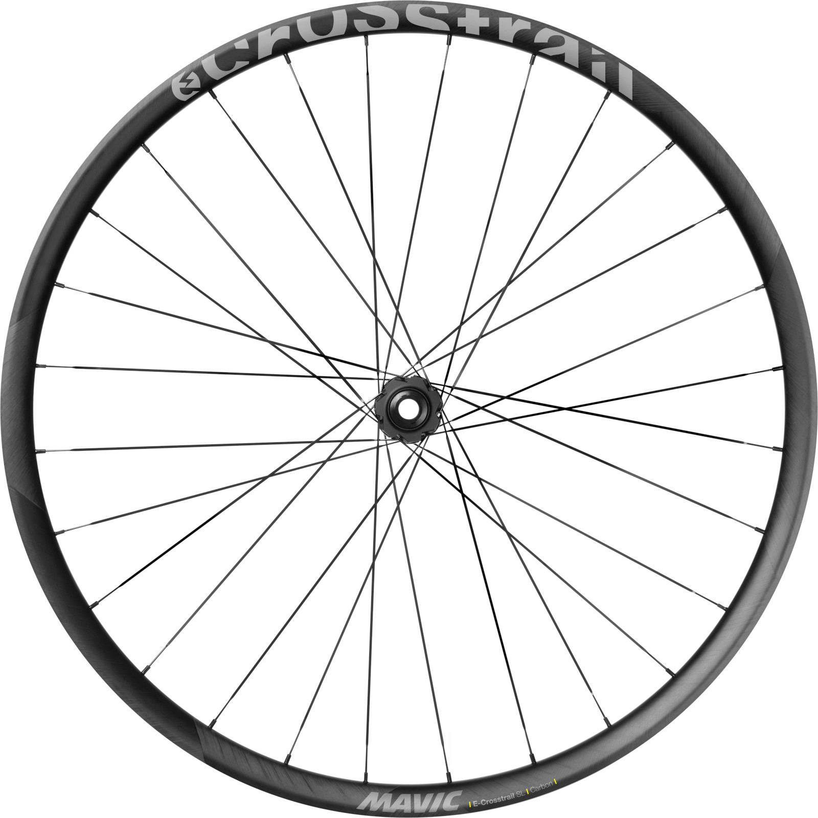 Picture of Mavic E-Crosstrail SL Carbon Front Wheel - 29&quot; | Carbon | Hookless | Centerlock - 15x110mm Boost