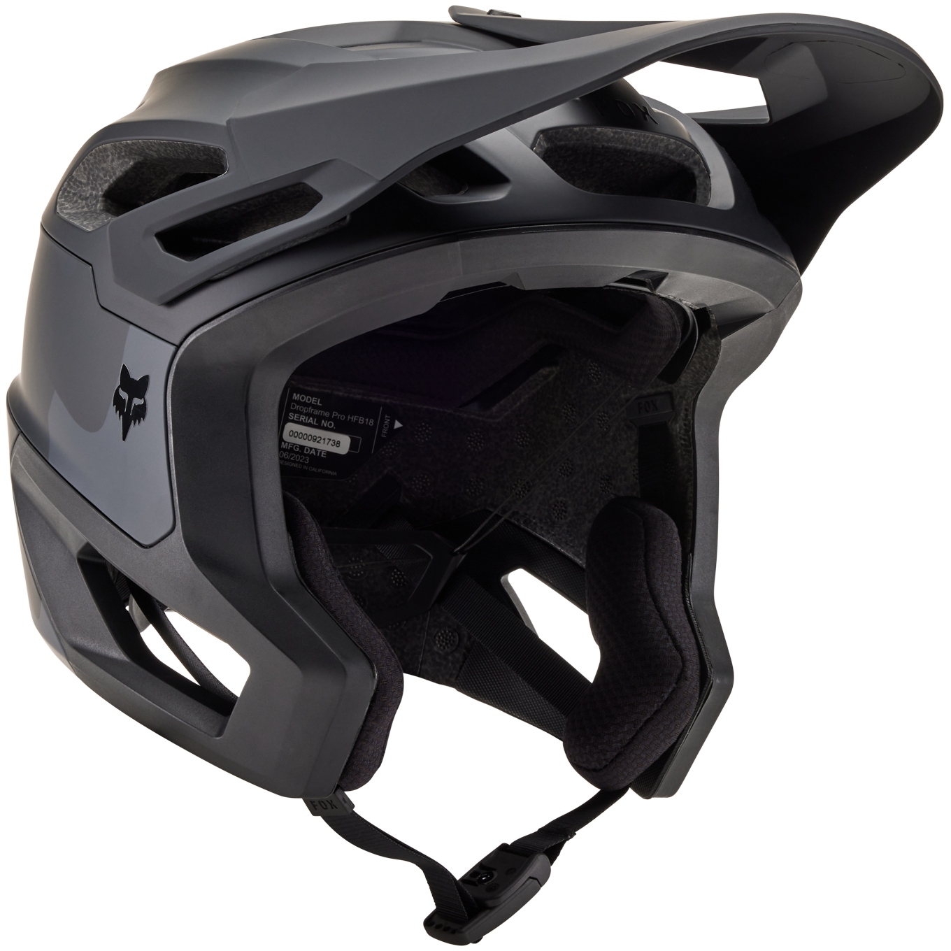 Produktbild von FOX Dropframe Pro Trail Helm - Runn - black camo