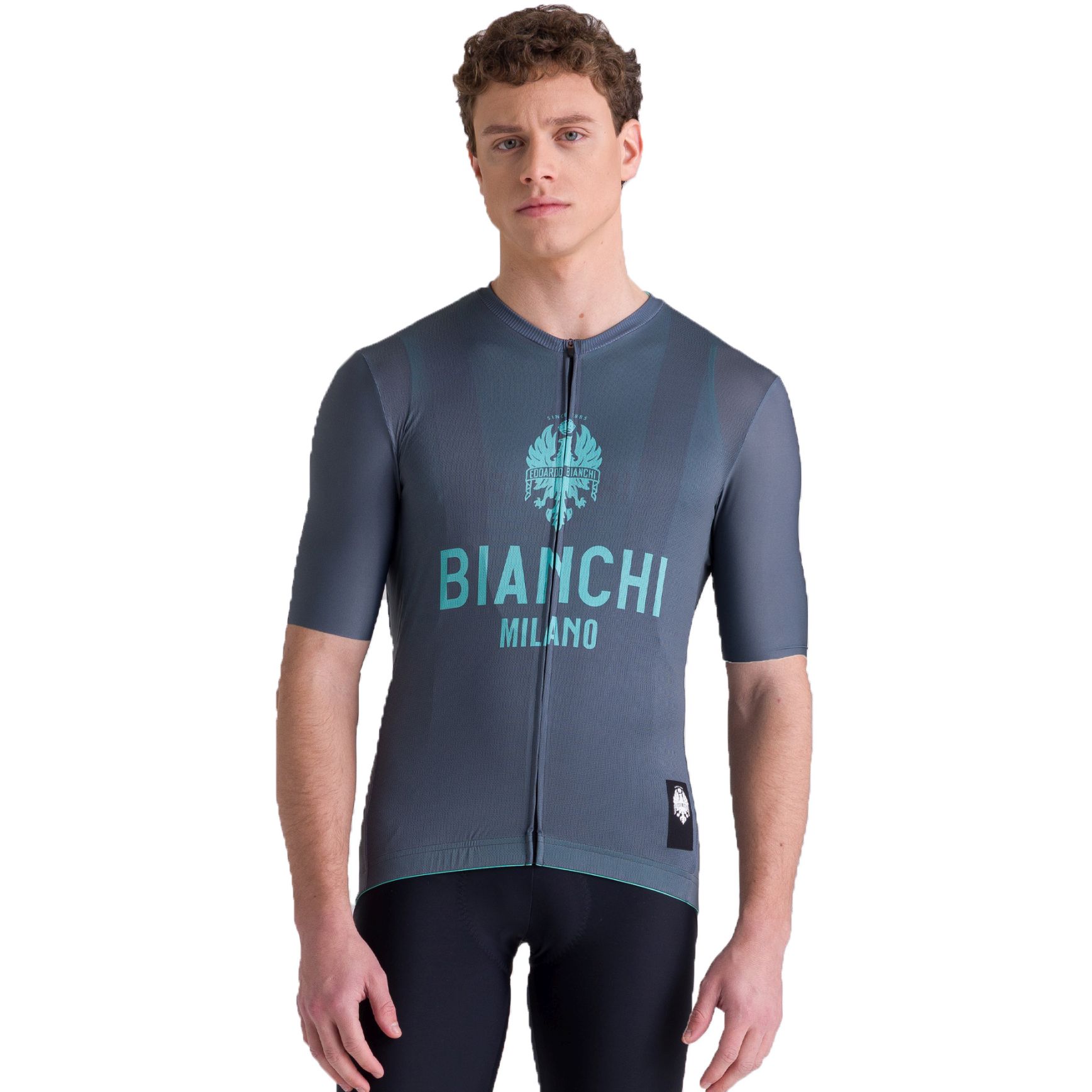 Immagine prodotto da Santini Maglia a Maniche Corte Uomo - Bianchi Milano Classic BI97175CCLASS - grigio GR