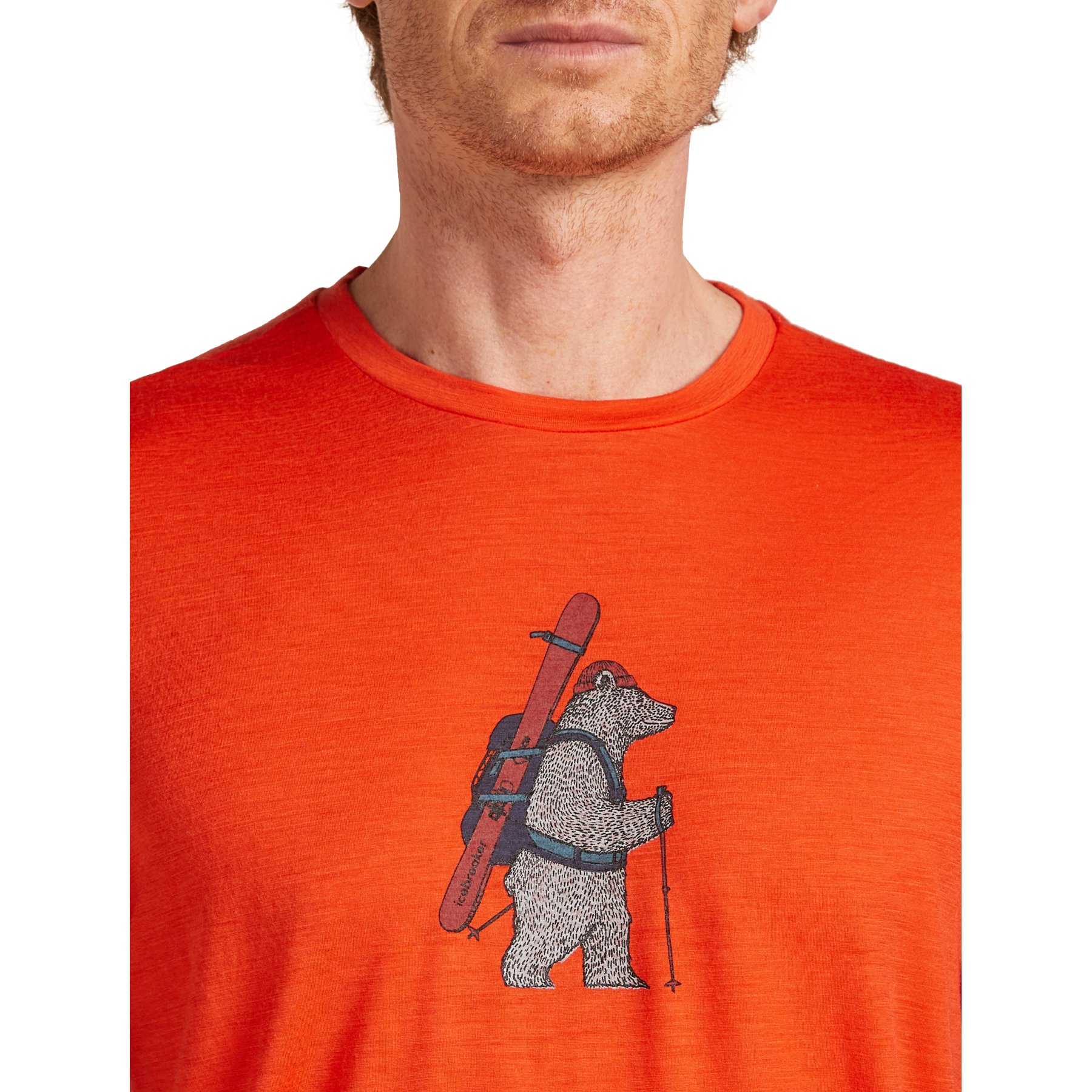 Icebreaker Merino 150 Tech Lite T-Shirt Bear Tour Men - Fervid 