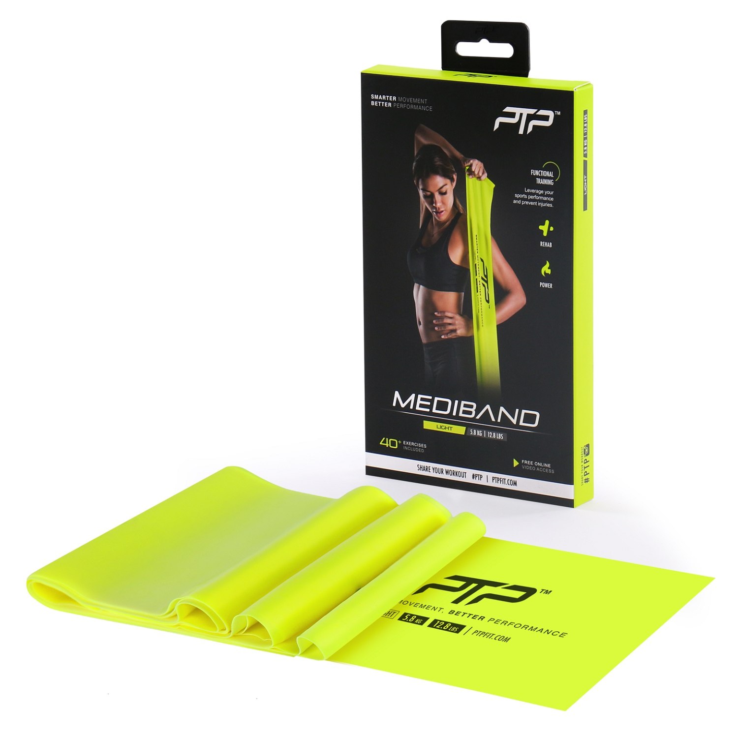 Picture of PTP Mediband Light Resistance Band - lime
