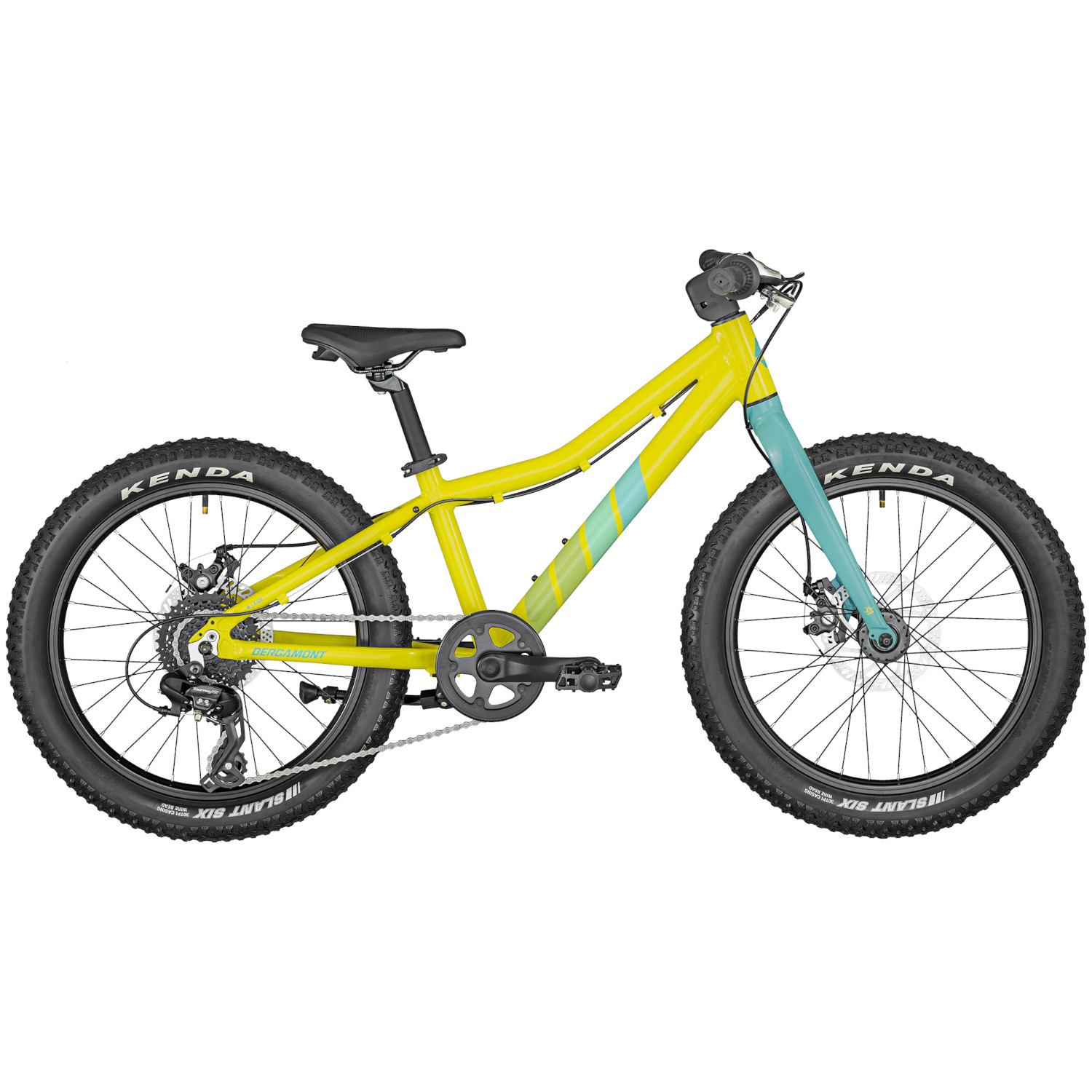 Productfoto van Bergamont Bergamonster 20 PLUS - 20&quot; Kind Mountainbike - 2023 - shiny cyber yellow