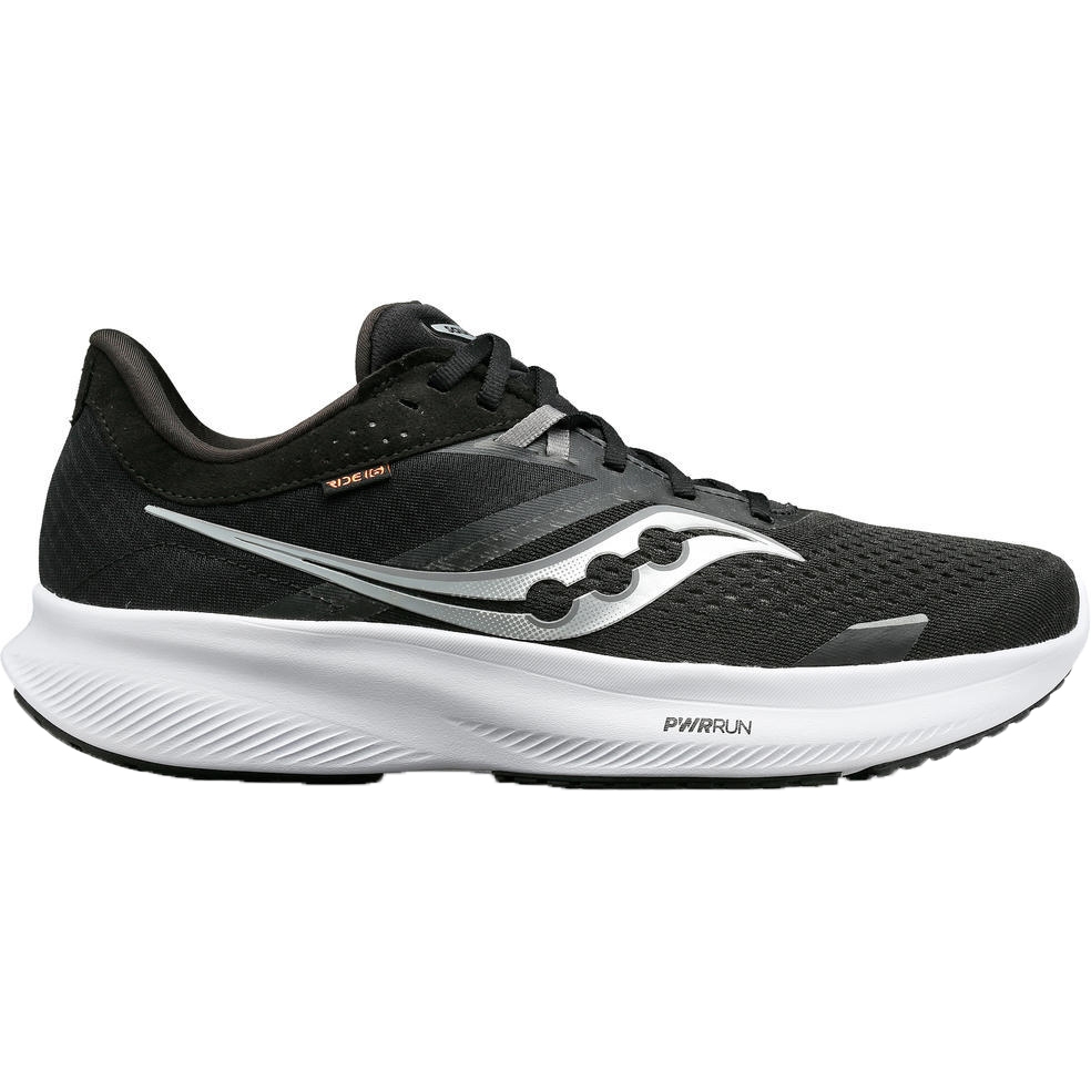Picture of Saucony Ride 16 Running Shoes Wide - black/white