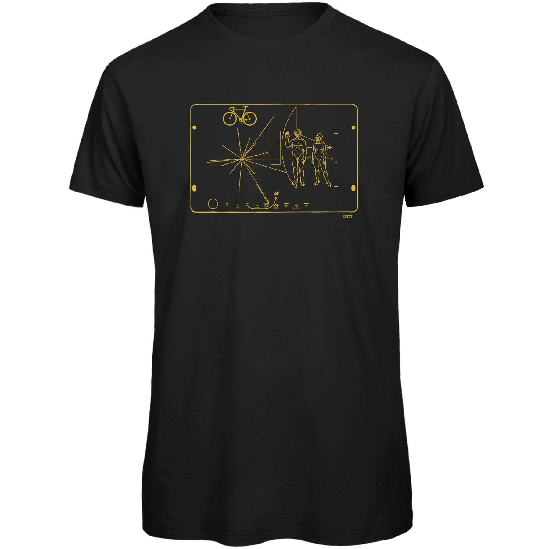 Produktbild von RTTshirts Pioneer Fahrrad T-Shirt Herren - schwarz