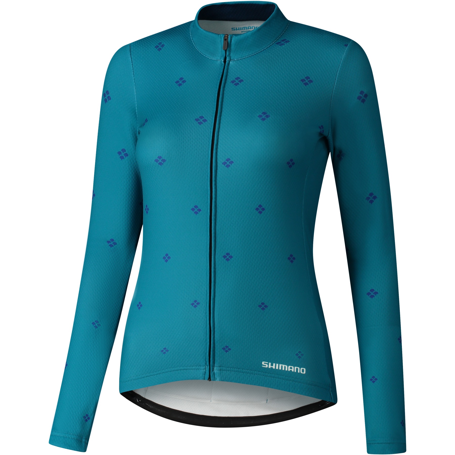 Picture of Shimano Kaede Printed Long Sleeves Jersey Women - sea green