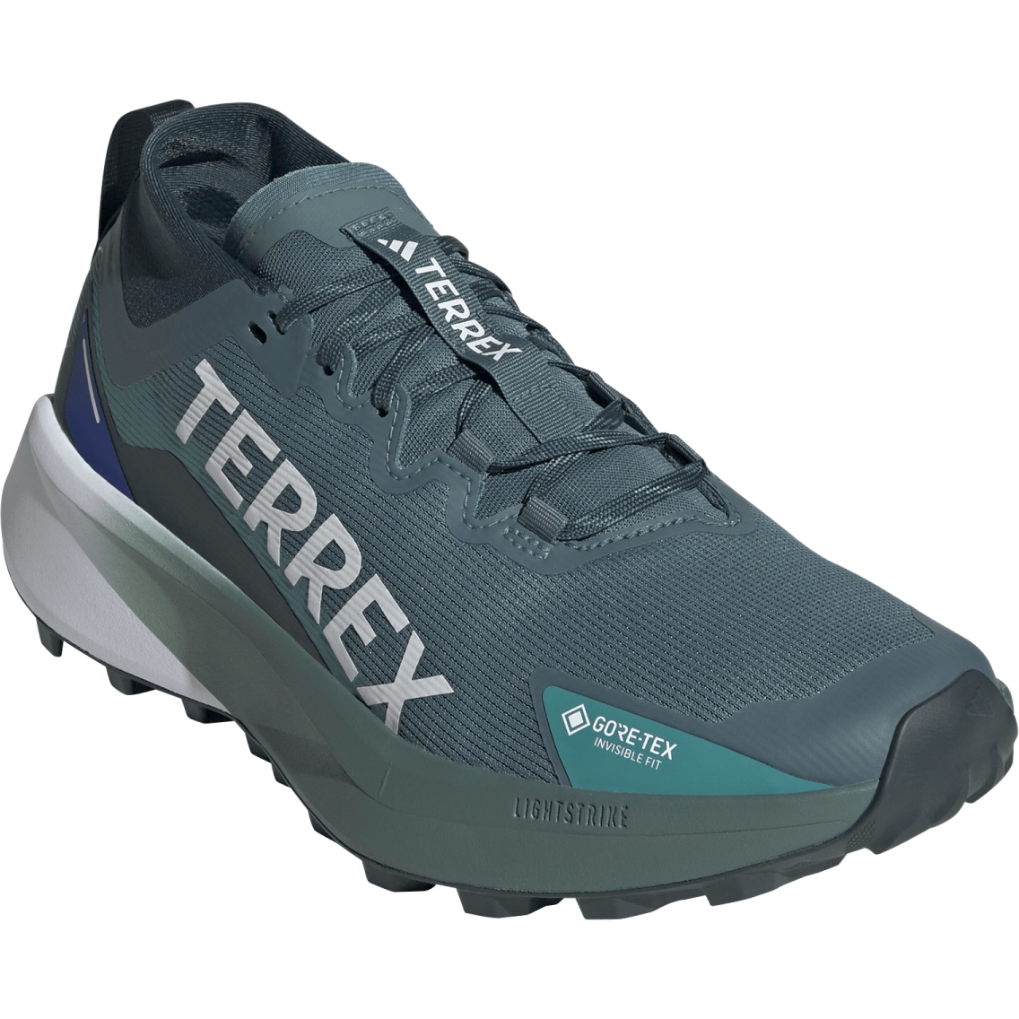 Bild von adidas TERREX Agravic GORE-TEX Trailrunningschuhe Herren - preloved teal/white/semi lucid blue JR5351