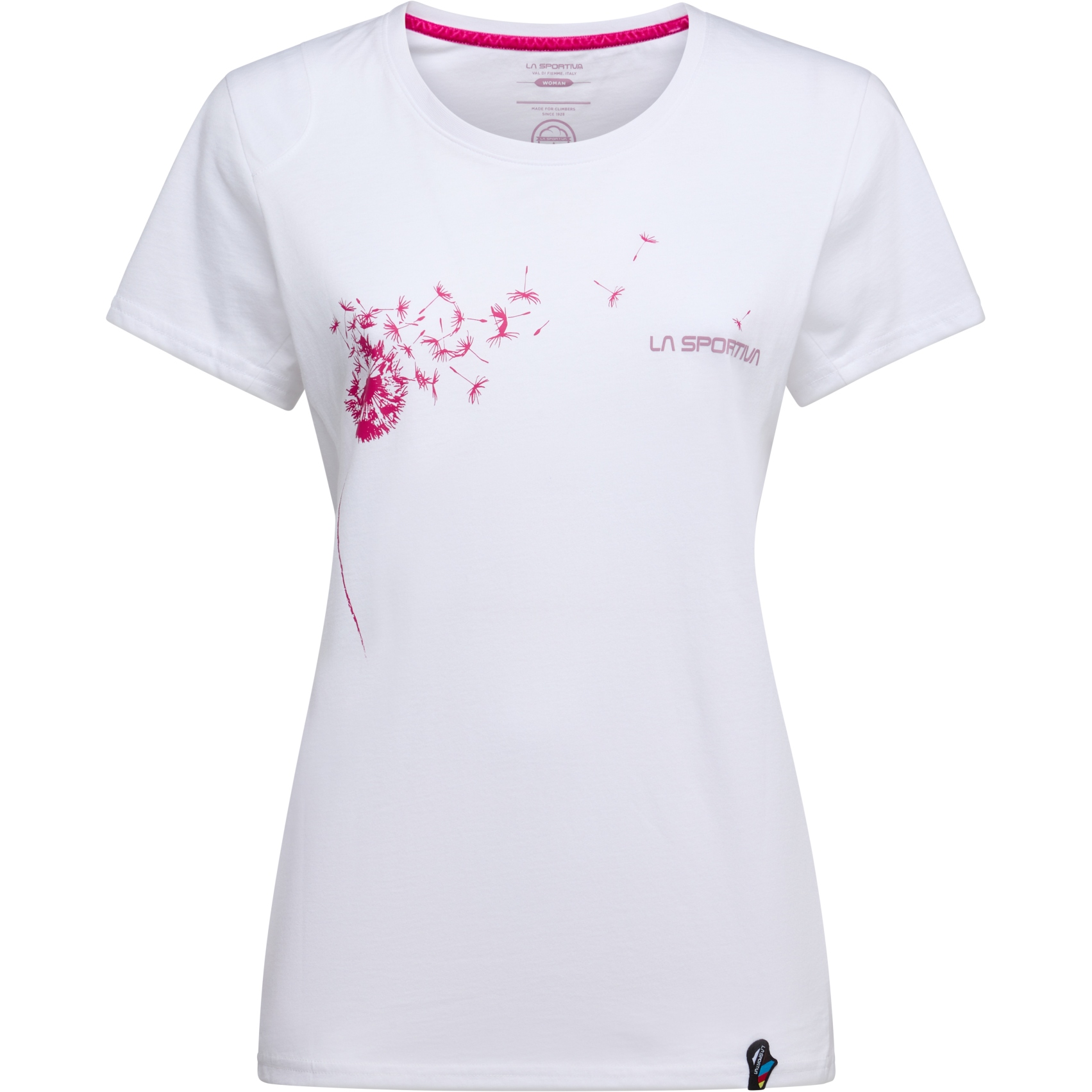 Productfoto van La Sportiva Windy T-Shirt Dames - White/Rose