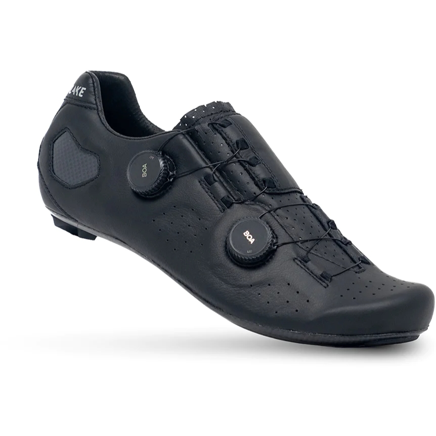 Image of Lake CX333-X Wide Road Shoes Men - black/silver