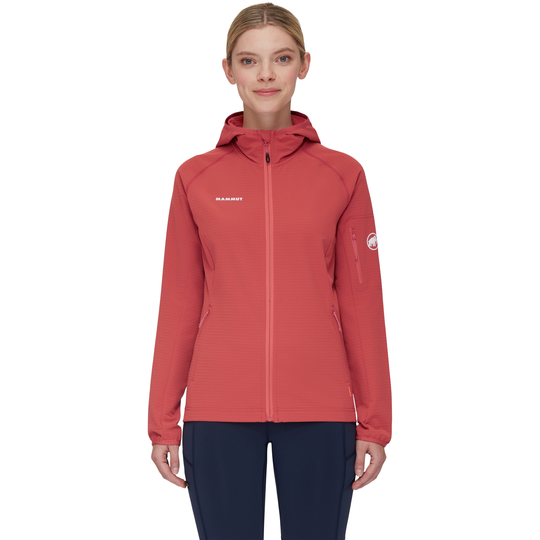 Picture of Mammut Madris Light Midlayer Hooded Jacket Women - terracotta