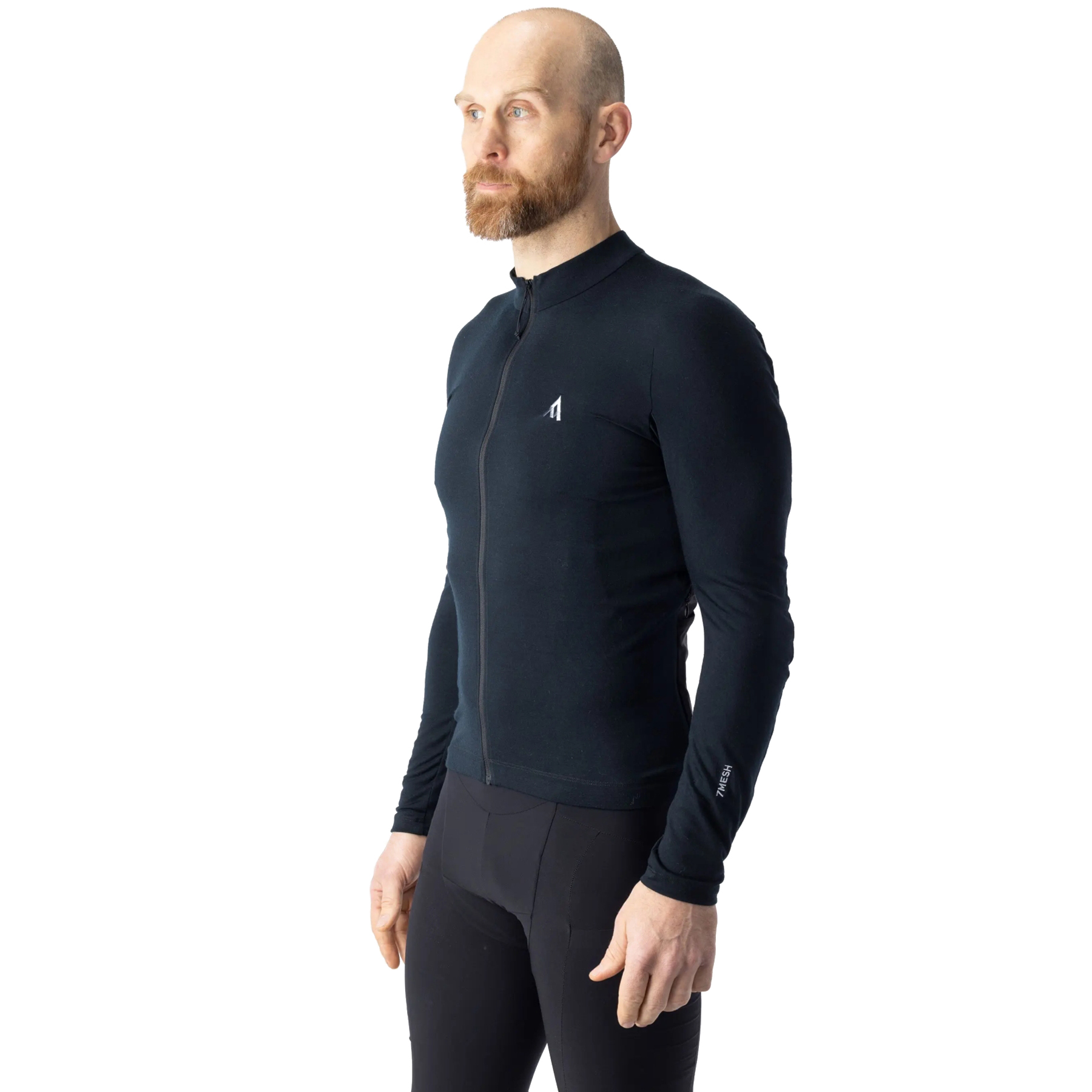 Produktbild von 7mesh Ashlu Merino Langarmtrikot Herren - Schwarz