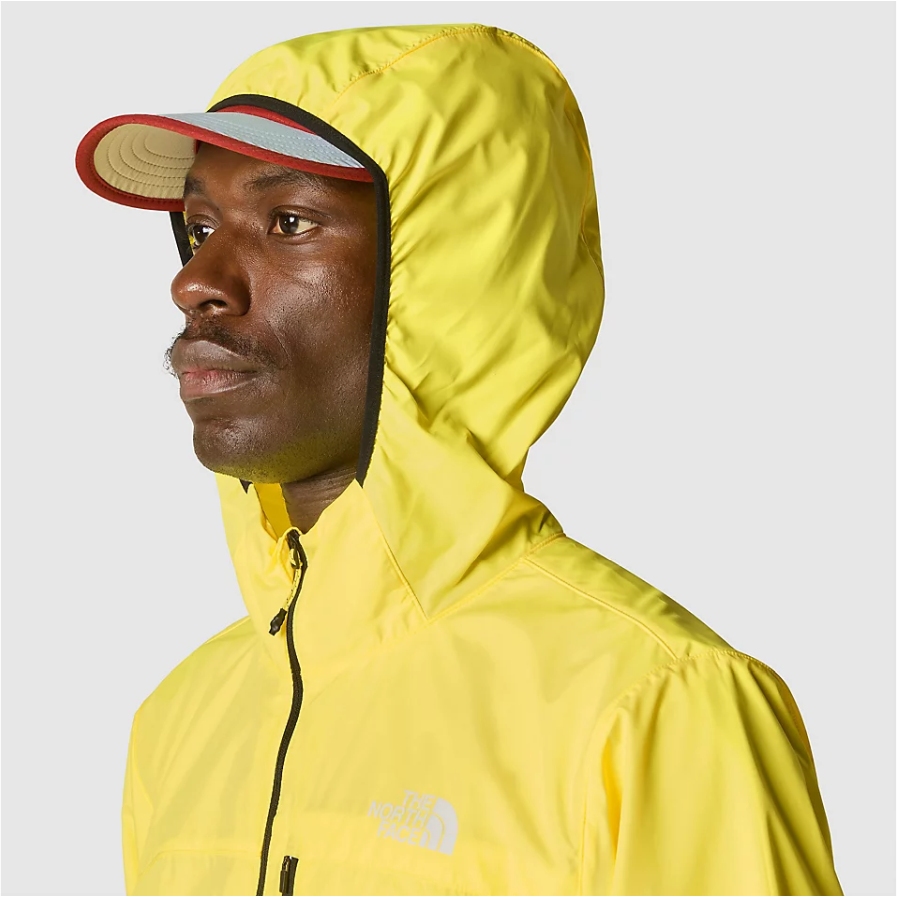 The North Face Veste Coupe Vent Homme Higher Run Lemon Yellow Shady Blue