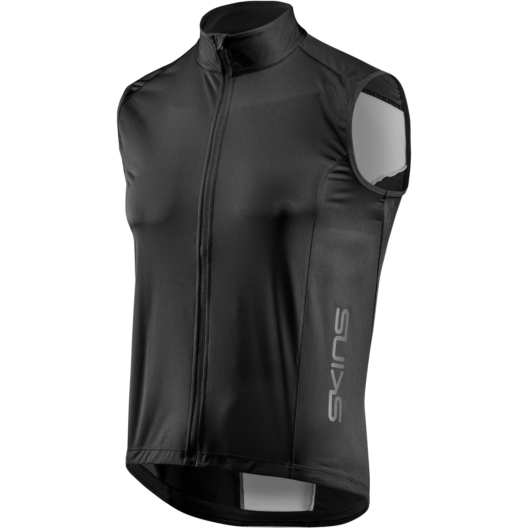 Picture of SKINS CYCLE Windproof Vest - Graphite/Black
