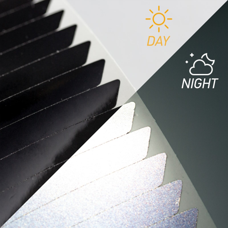 Luxshield Kit d'autocollants réflecteurs noirs - cercles