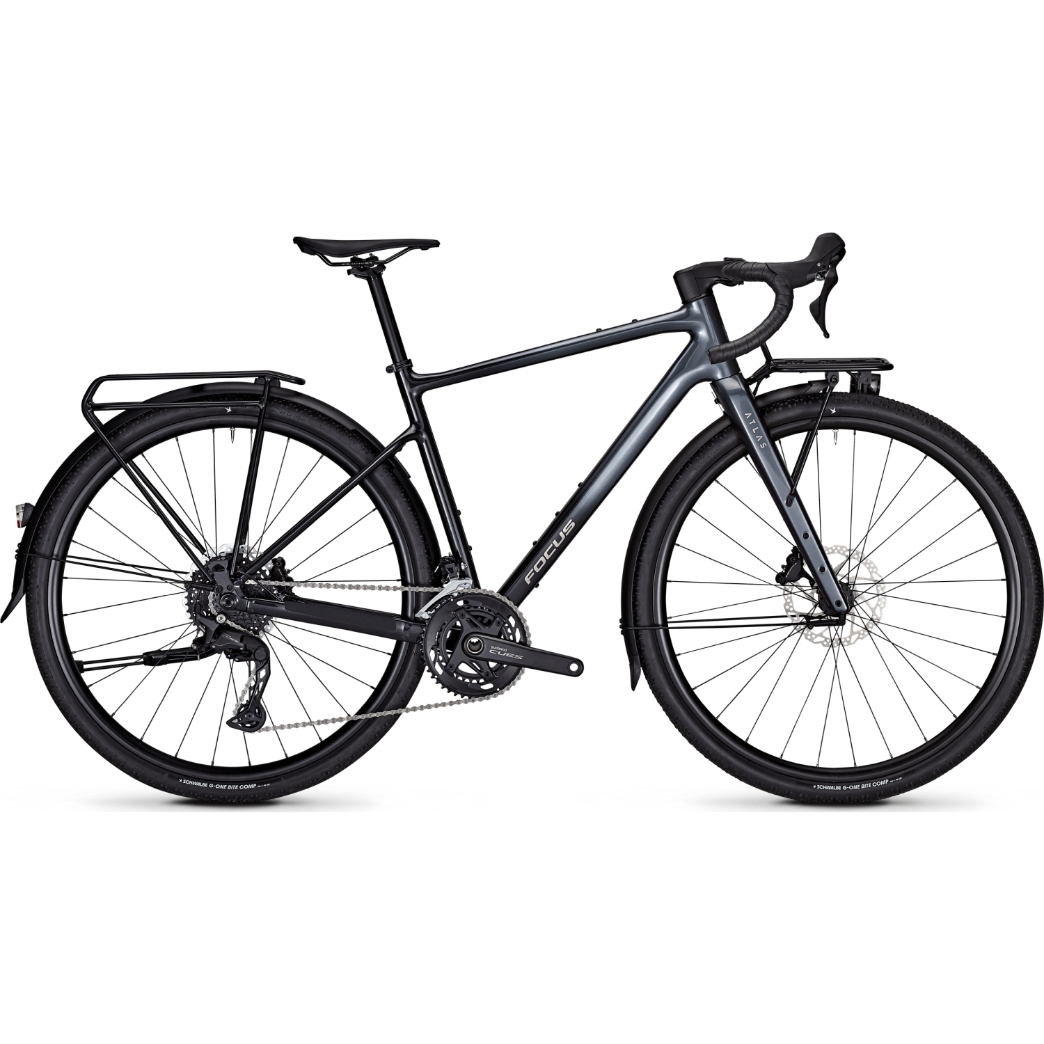 FOCUS ATLAS 6.8 EQP - Gravel Bike - 2026 - steelgrey / diamondblack | BIKE24