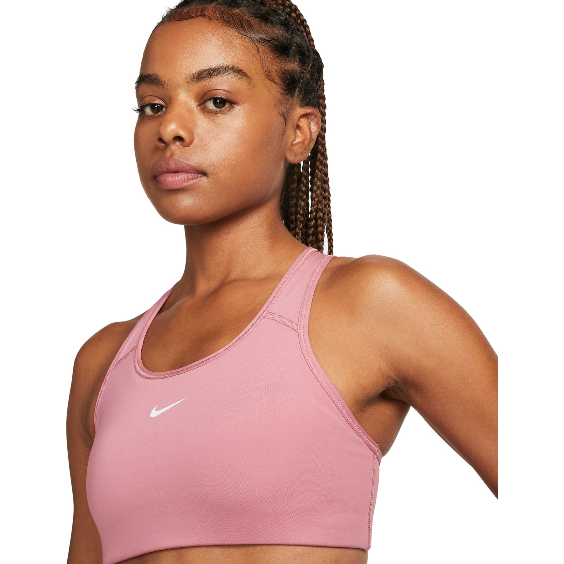 Nike  Dri-FIT Swoosh Women's Medium-Support 1-Piece Padded