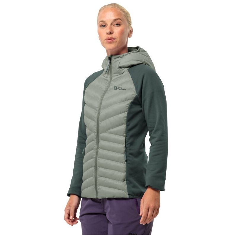 Produktbild von Jack Wolfskin Routeburn Pro Hybrid Jacke Damen - mint leaf