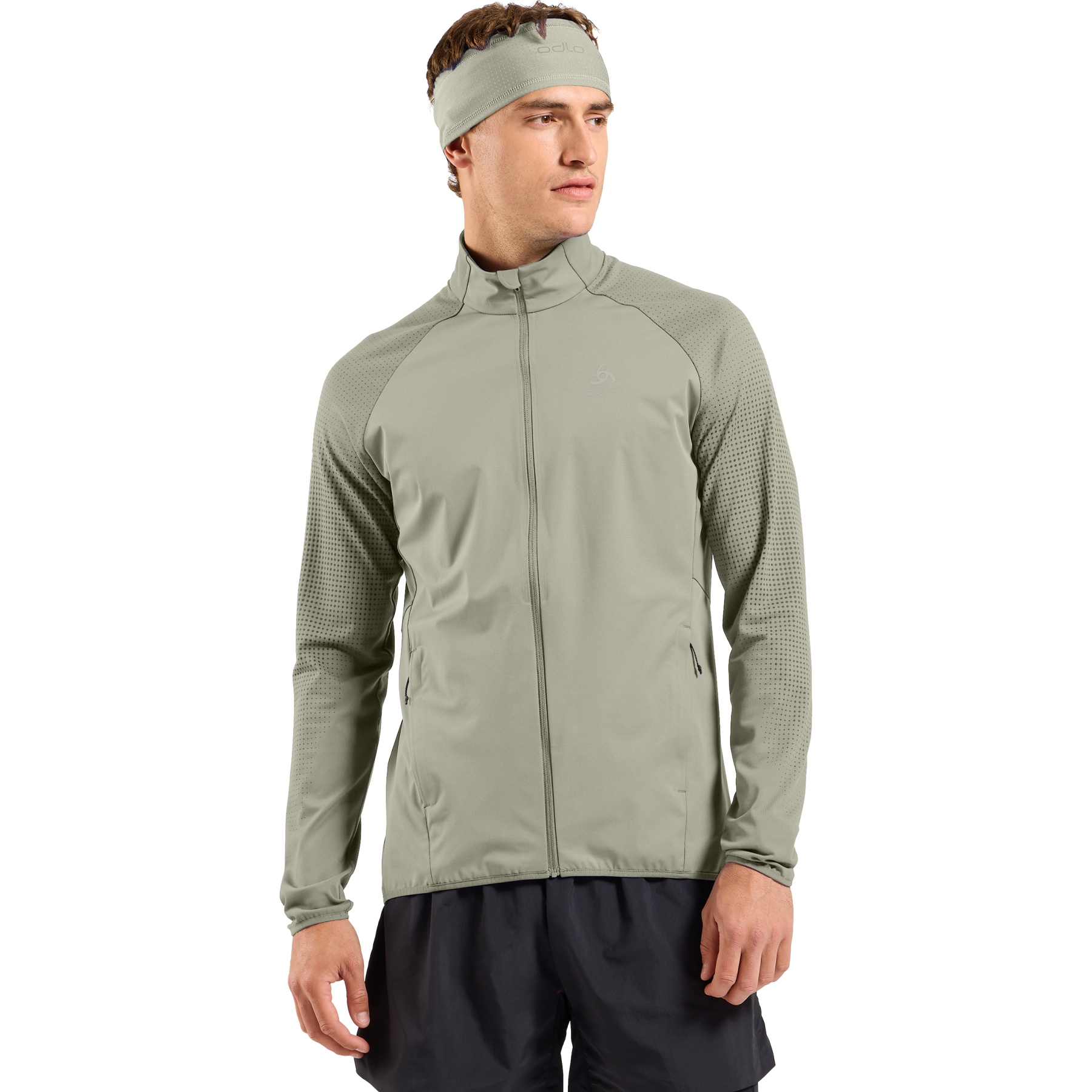 Odlo Zeroweight Warm Hybrid Running Jacket 2.0 Men - shadow | BIKE24
