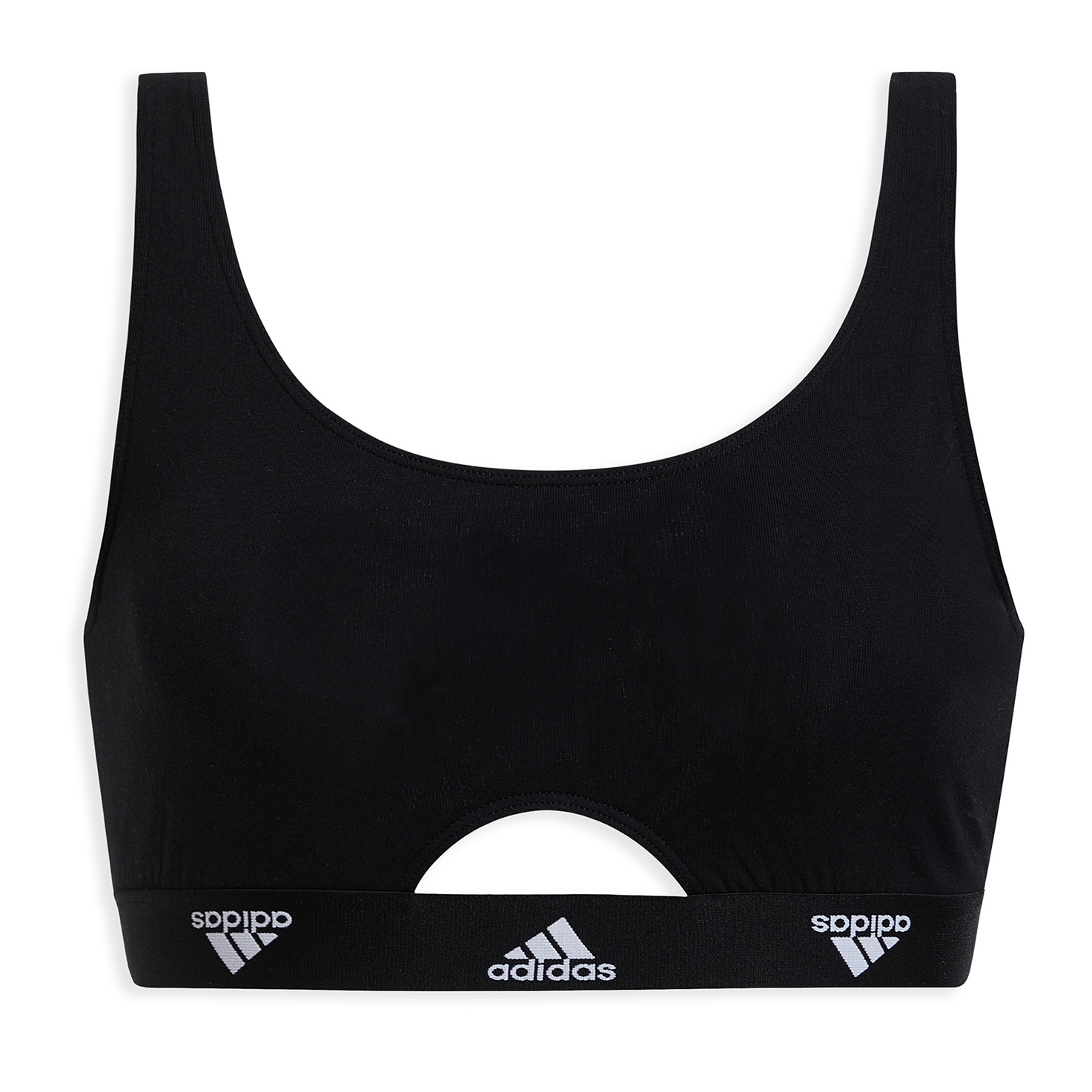 Produktbild von adidas Sports Underwear Scoop Bralette Top Damen - 000-schwarz
