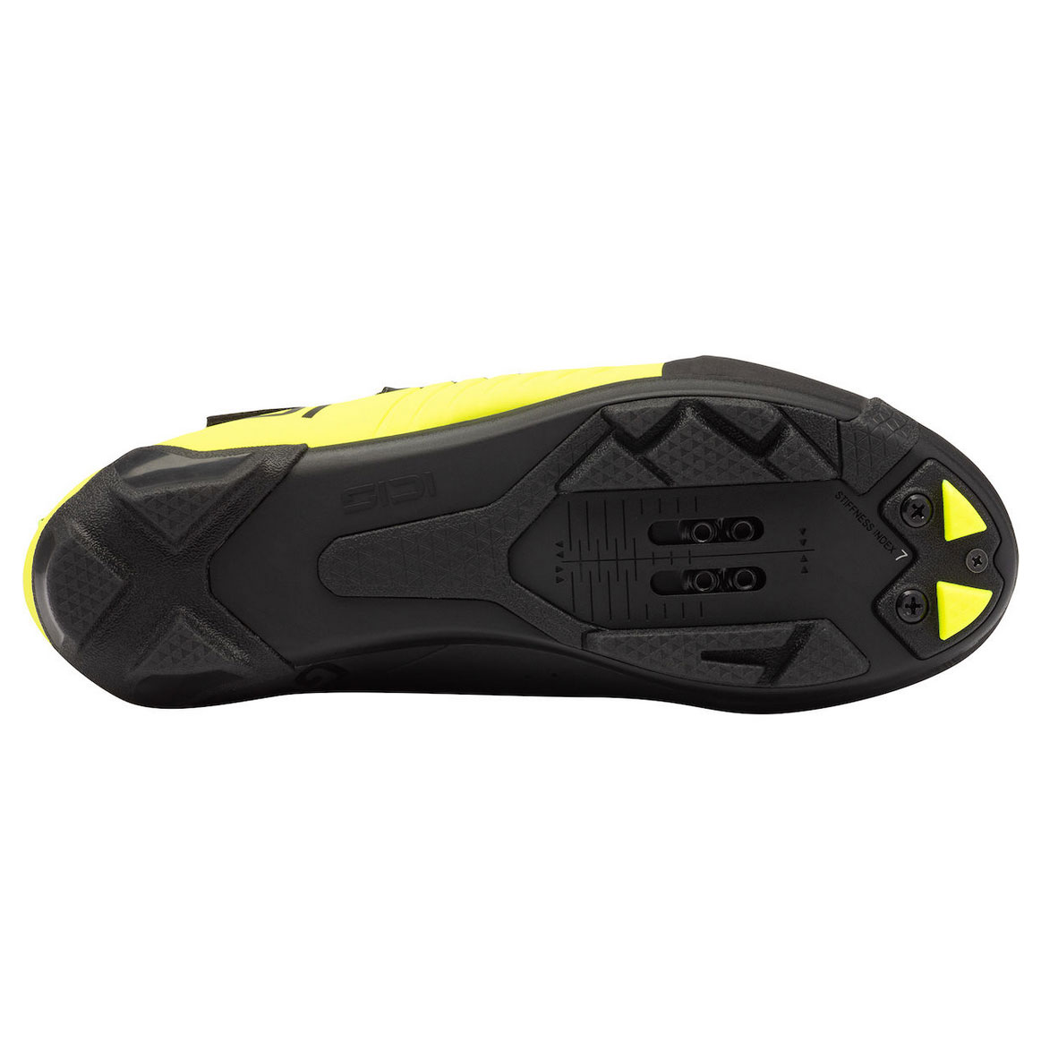 Chaussures Vélo Exustar Homme Falcon – Noir/jaune – EU 43 – État Impeccable