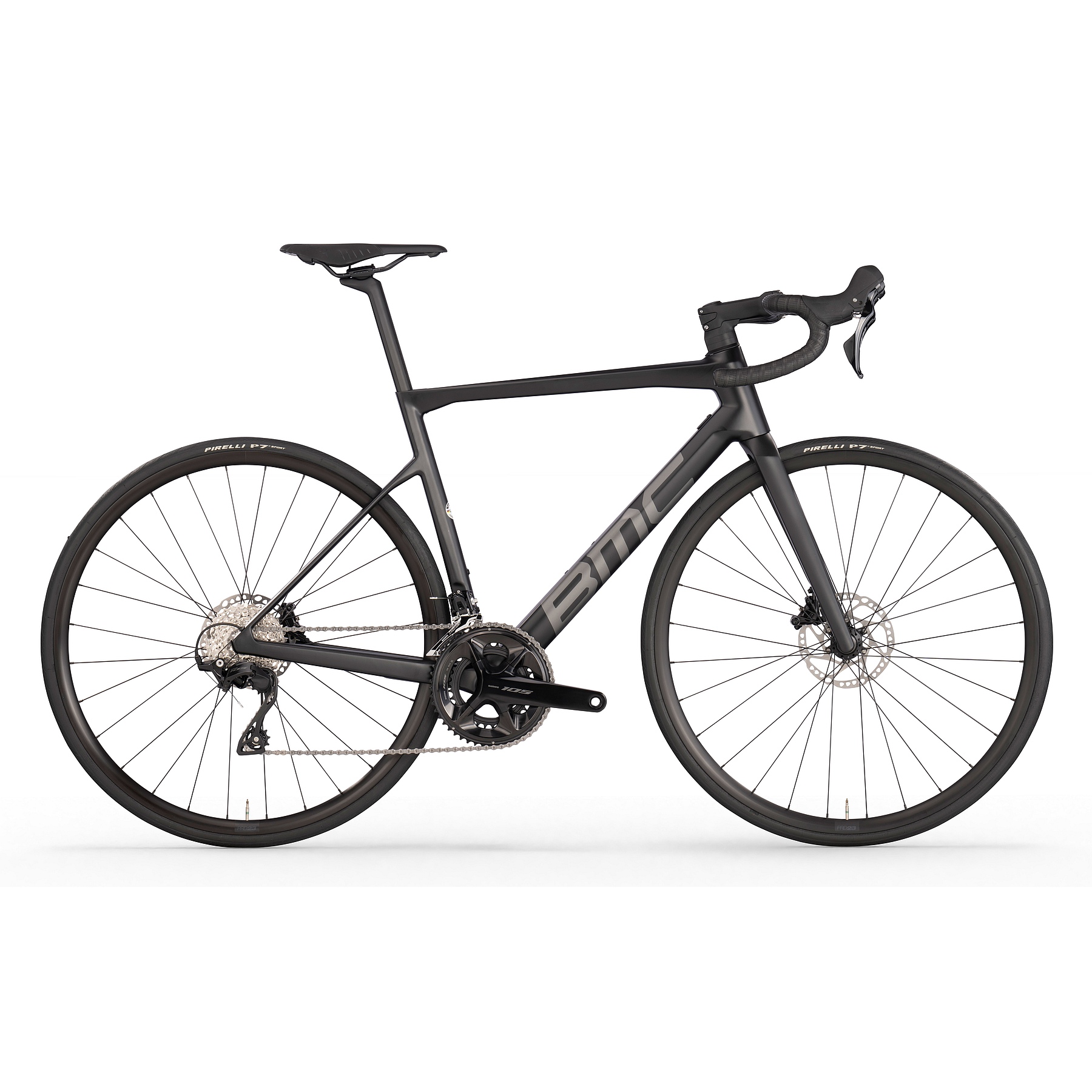 Productfoto van BMC TEAMMACHINE SLR FOUR - Carbon Racefiets - 2025 - zwart