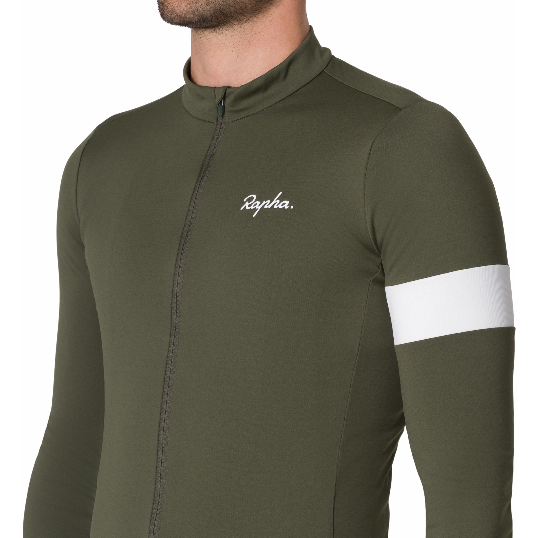 Rapha Core Thermal Long Sleeve Jersey Men - deep depths/white