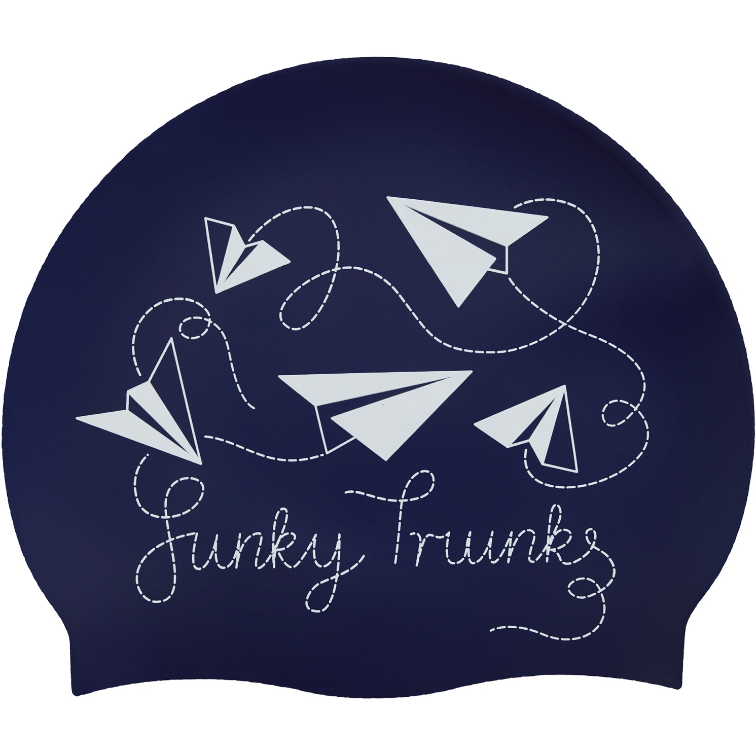 Kuva tuotteesta Funky Trunks Silicone Swimming Cap - Paper Plain