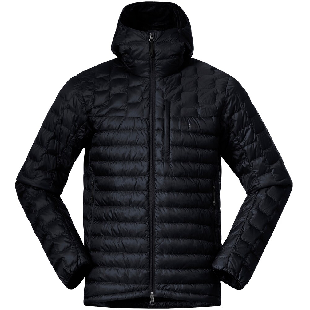 Bergans Magma Light Down Jacket Men w/Hood - black | BIKE24