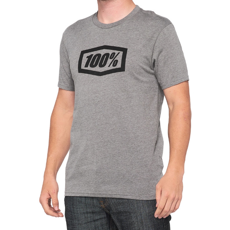 Image of 100% Icon T-Shirt - heather grey