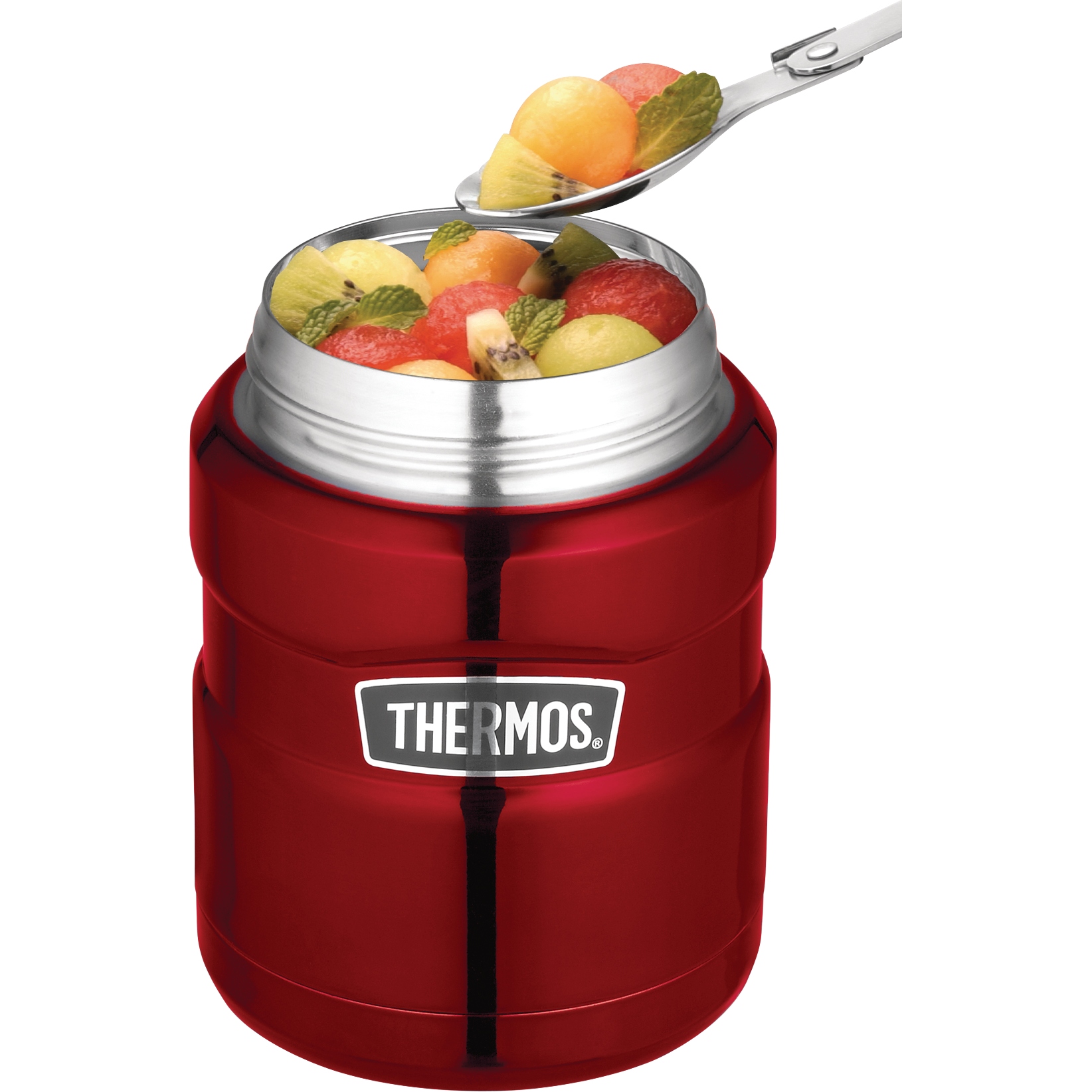 THERMOS® Stainless King Insulated Food Jar 0.47L - cranberry | BIKE24