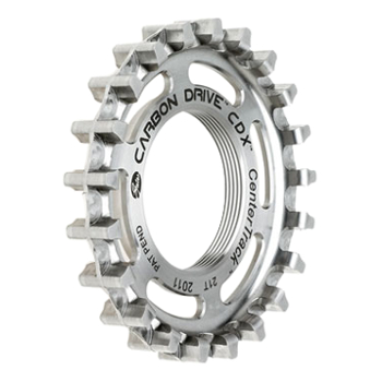 Productfoto van Gates Carbon Drive CDX Centertrack-Sprocket - Steel - Thread-on / Fixie 34,8 mm - silver
