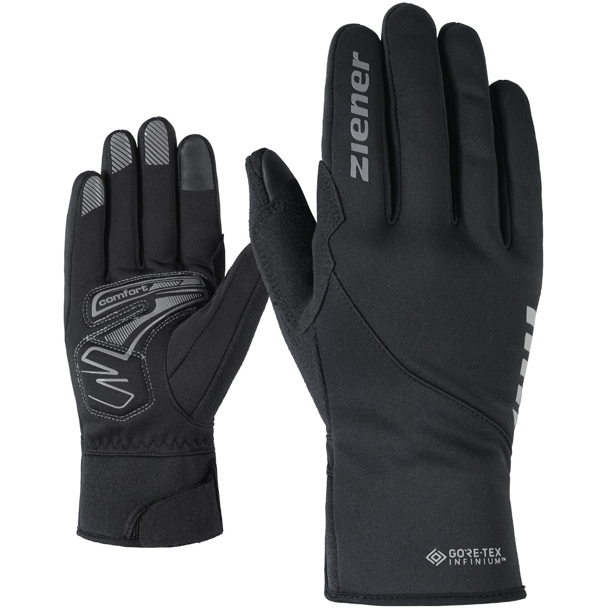 Productfoto van Ziener Dagur GTX Infinium Touch Bike Winter-Fullfinger Glove - black