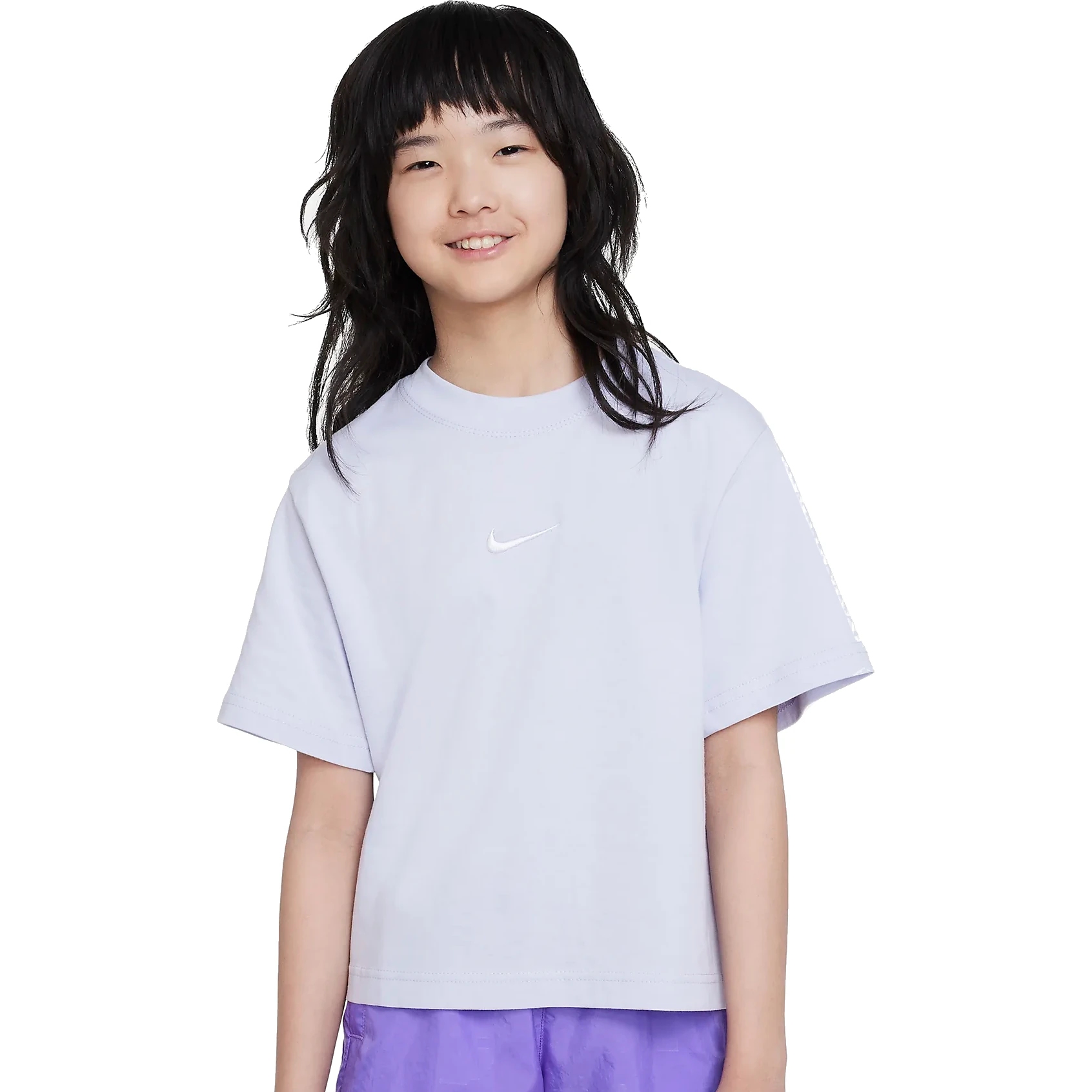 Nike Sportswear Shortsleeve Shirt Big Kids - oxygen purple DH5750-536 ...