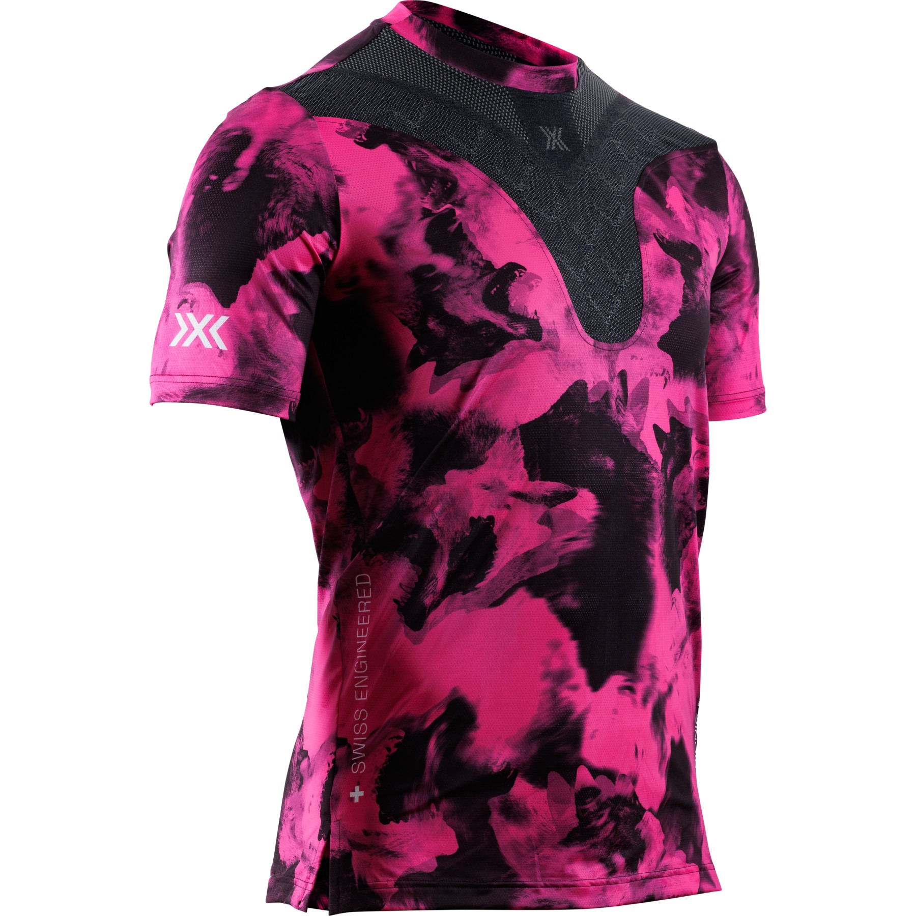 Photo produit de X-Bionic T-Shirt Homme - Corefusion Run - wolfpack/black/neo pink