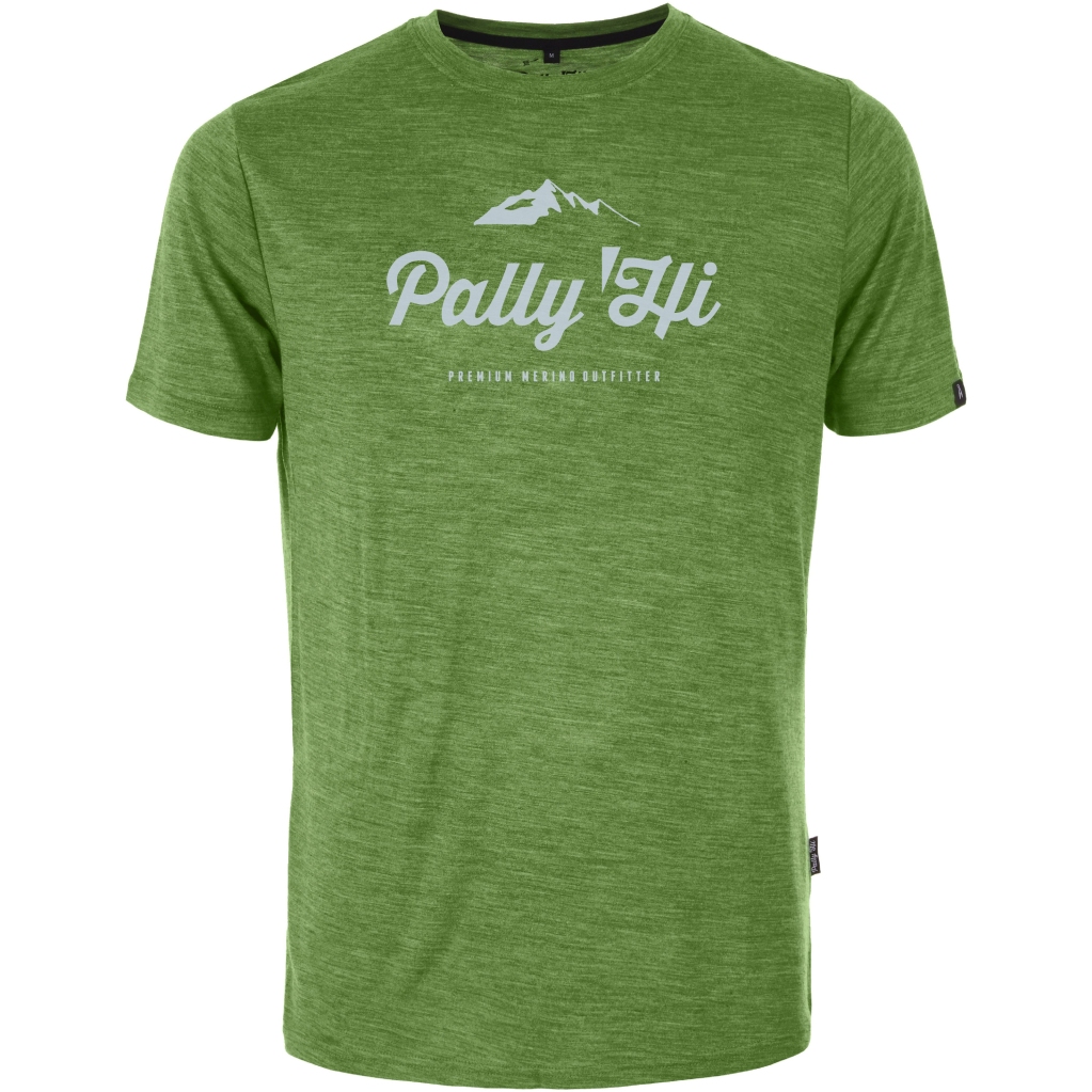 Picture of Pally&#039;Hi Classic Peak Logo T-Shirt Men - pale parrot