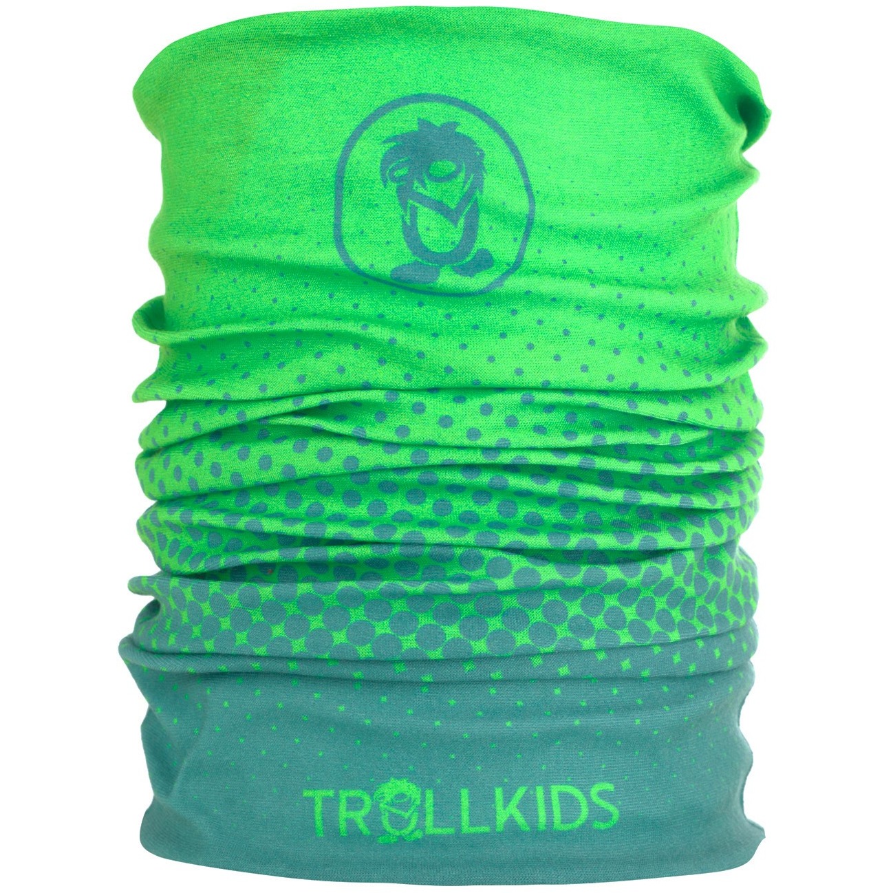 Productfoto van Trollkids Pointilism Kinder Multifunctionele Doek - Dark Green/Light Green