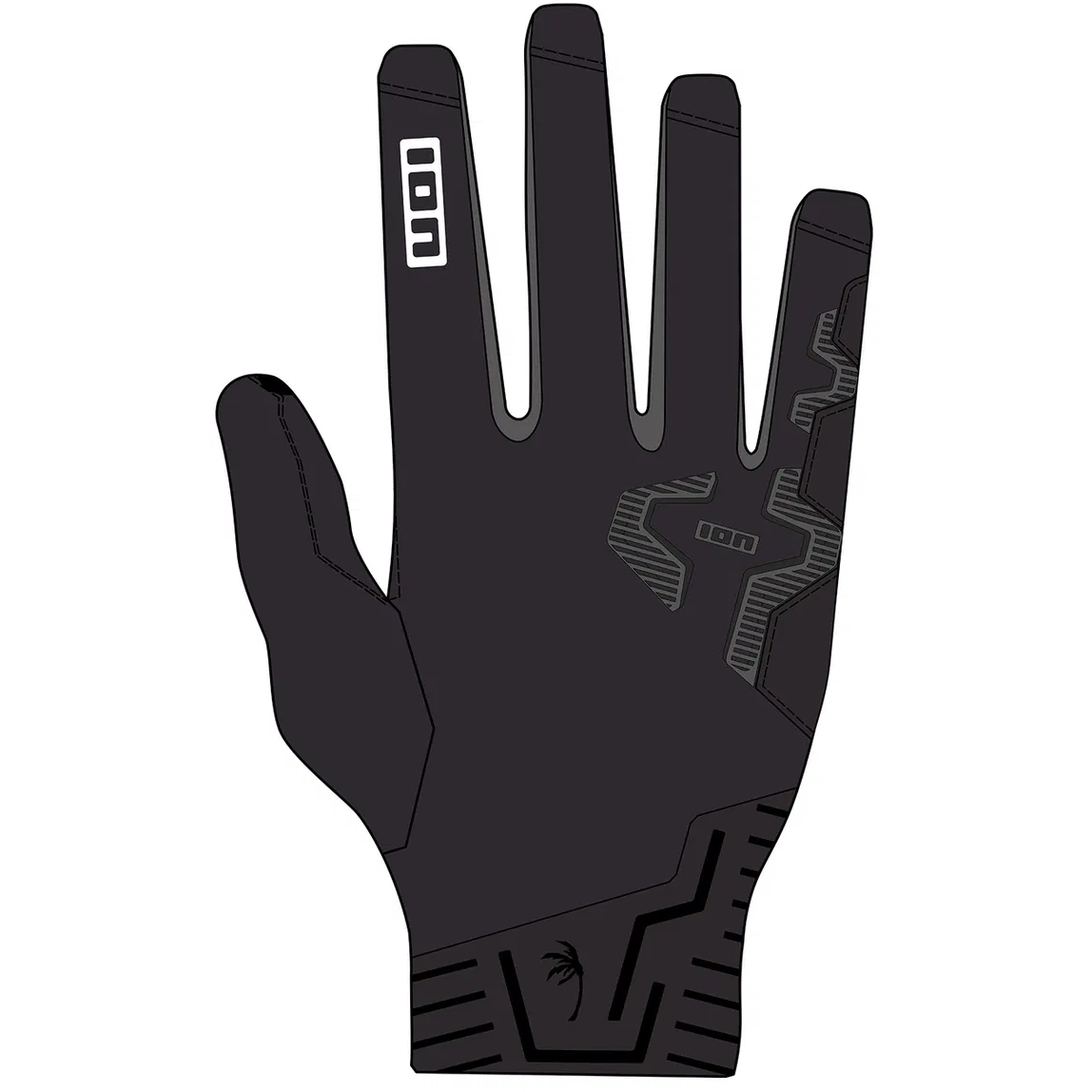 Imagen de ION Bike Guantes de Ciclismo - Scrub AMP - Negro