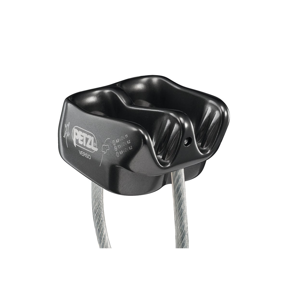 PETZL Verso – Leichtestes Sicherungsgerät Aus Aluminium, 55 G, Für Einzel-, Halb- Und Zwillingsseile PETZL Verso – Leichtestes Sicherungsgerät Aus Aluminium, 55 G, Für Einzel-, Halb- Und Zwillingsseile