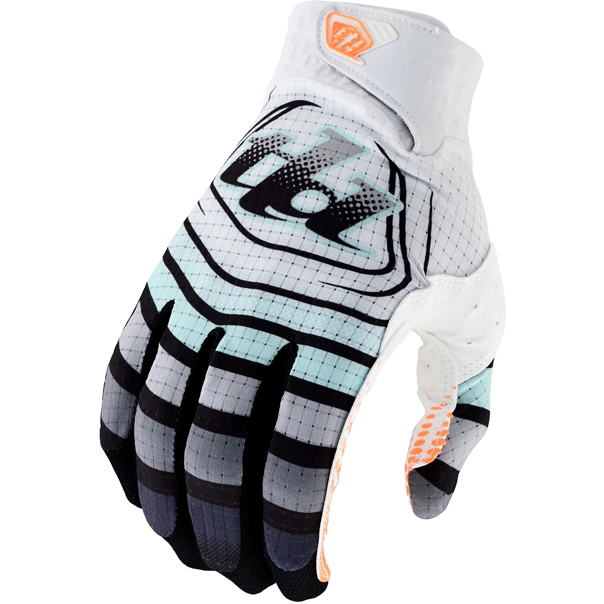 Image of Troy Lee Designs Youth Air Gloves - Wavez Bleached Aqua