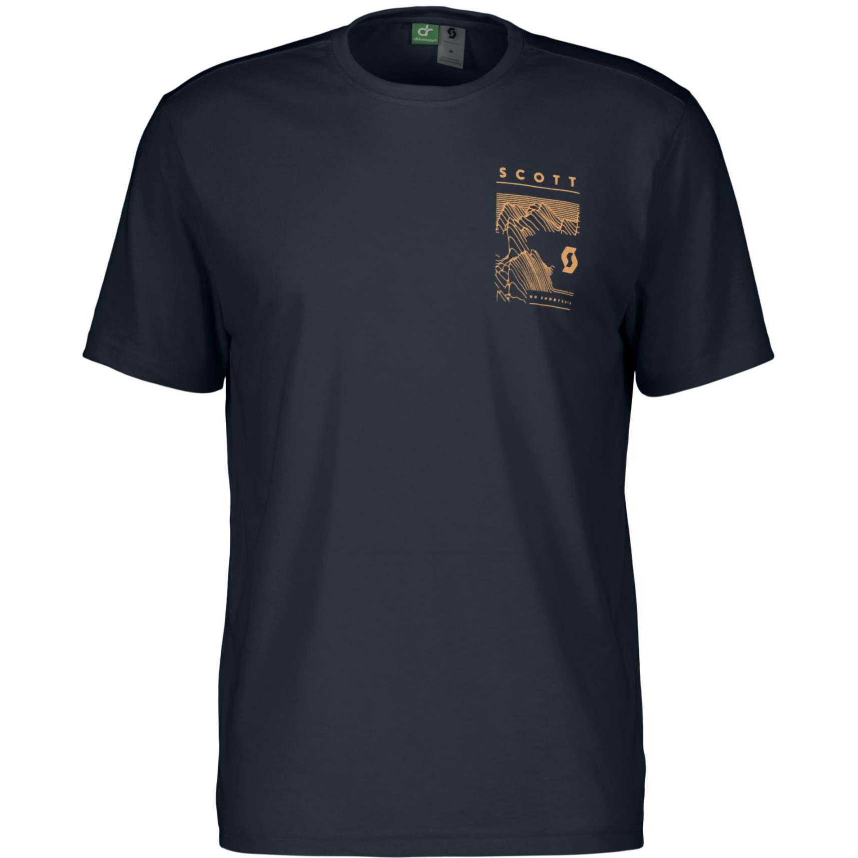 Productfoto van SCOTT Defined DRI Shirt met Korte Mouwen Heren - dark blue