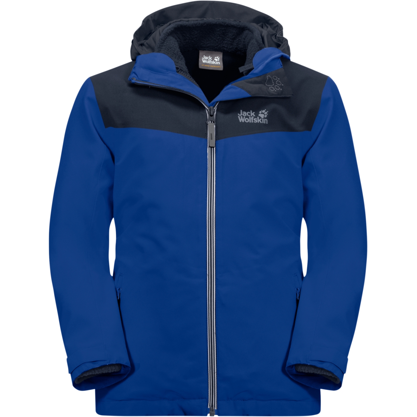 Picture of Jack Wolfskin Snowfrost 3-in-1 Jacket Kids - active blue