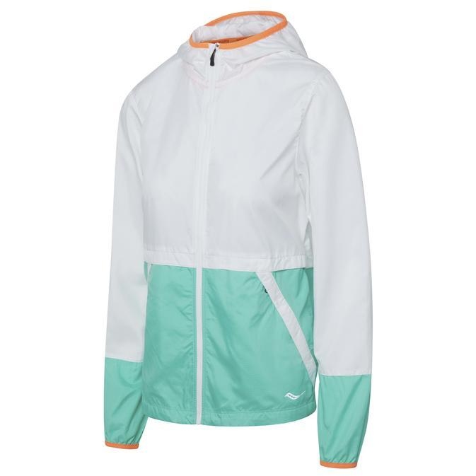 Picture of Saucony Packaway Women&#039;s Jacket - white