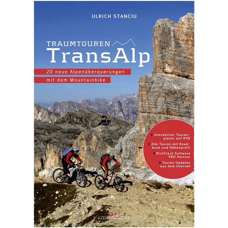 Productfoto van Traumtouren Transalp - 20 neue Alpenüberquerungen mit dem Mountainbike