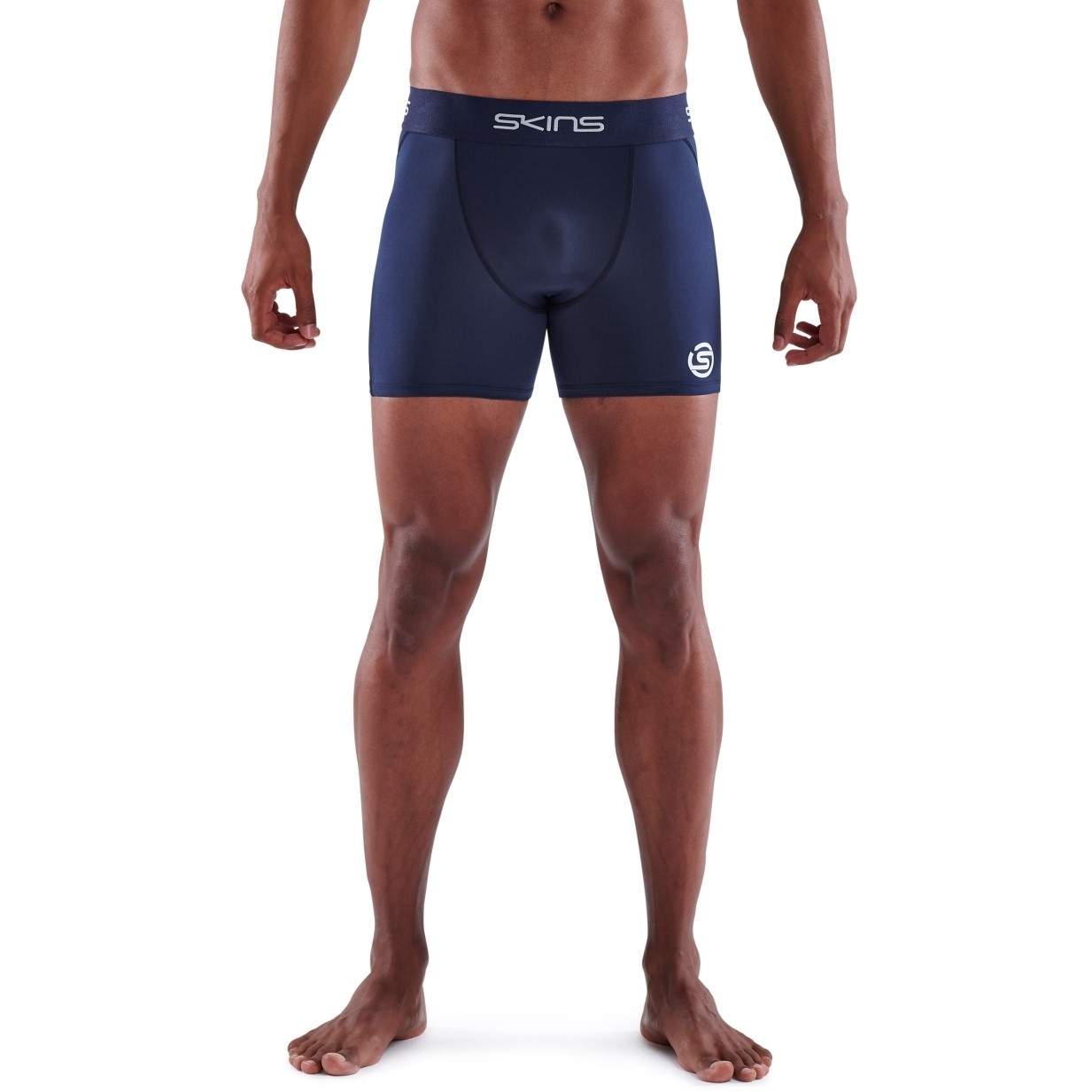 Produktbild von SKINS 1-Series Fitness-Shorts - Navy Blue