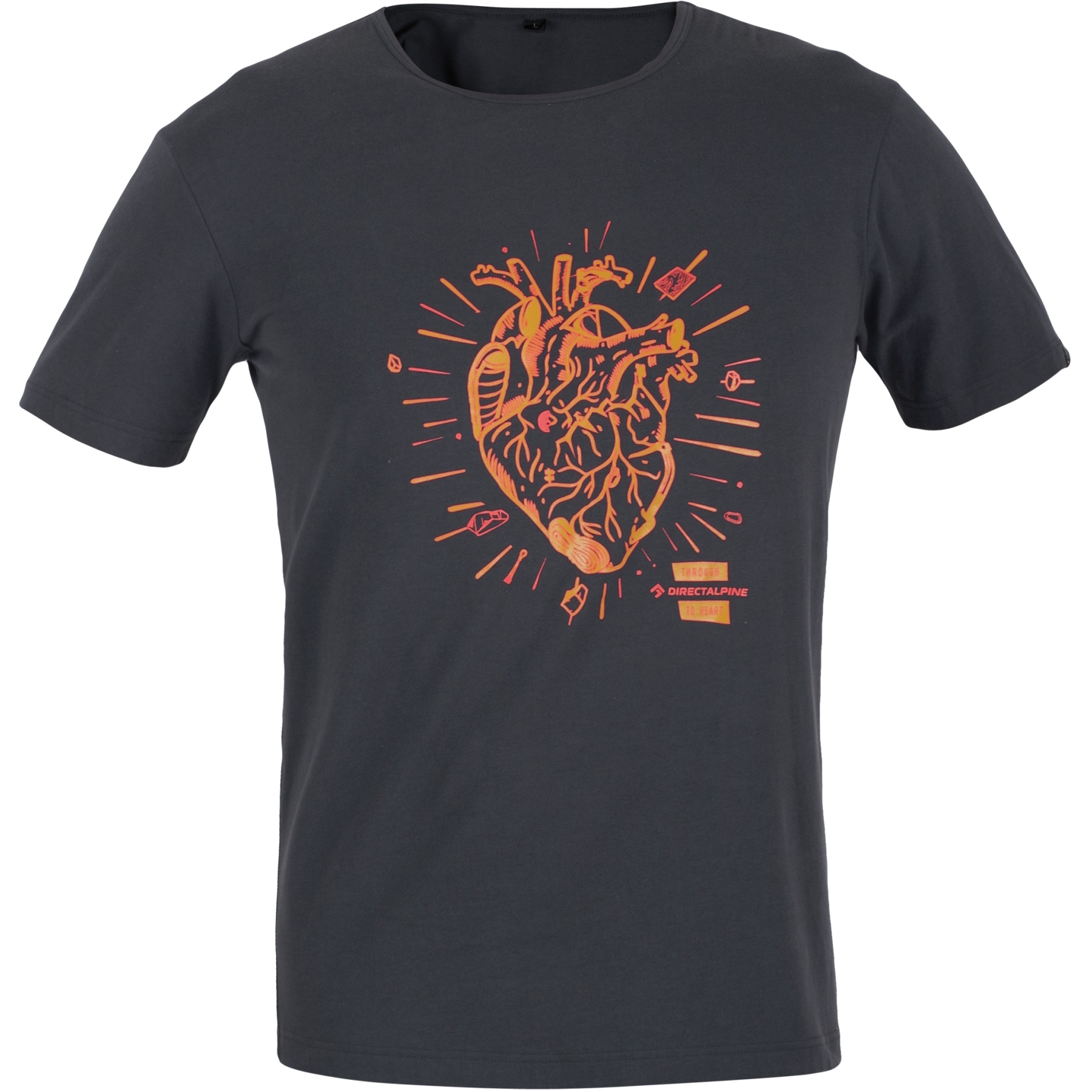Picture of Directalpine Flash T-Shirt - anthracite (heart)